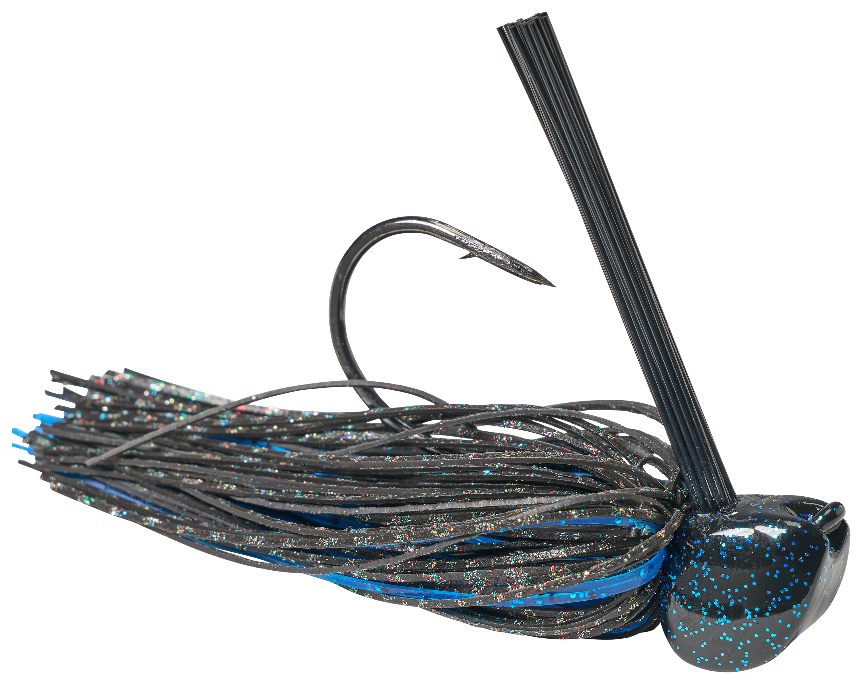 Image of Strike King Tour Grade Tungsten Compact Flipping Jig - Pro Black & Blue - 3/4 oz.