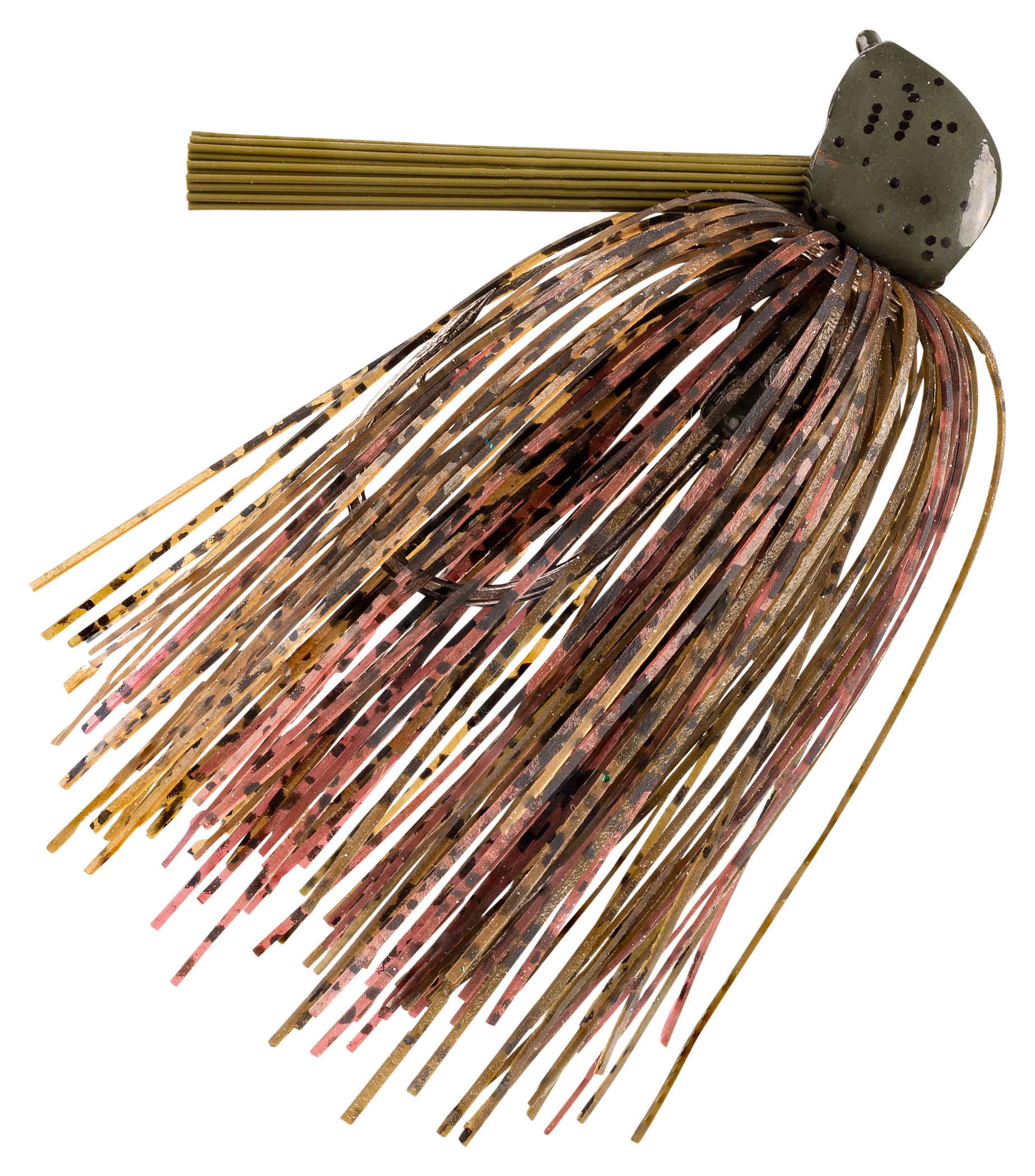 Image of Strike King Tour Grade Tungsten Compact Flipping Jig - Green Pumpkin Craw - 3/4 oz.