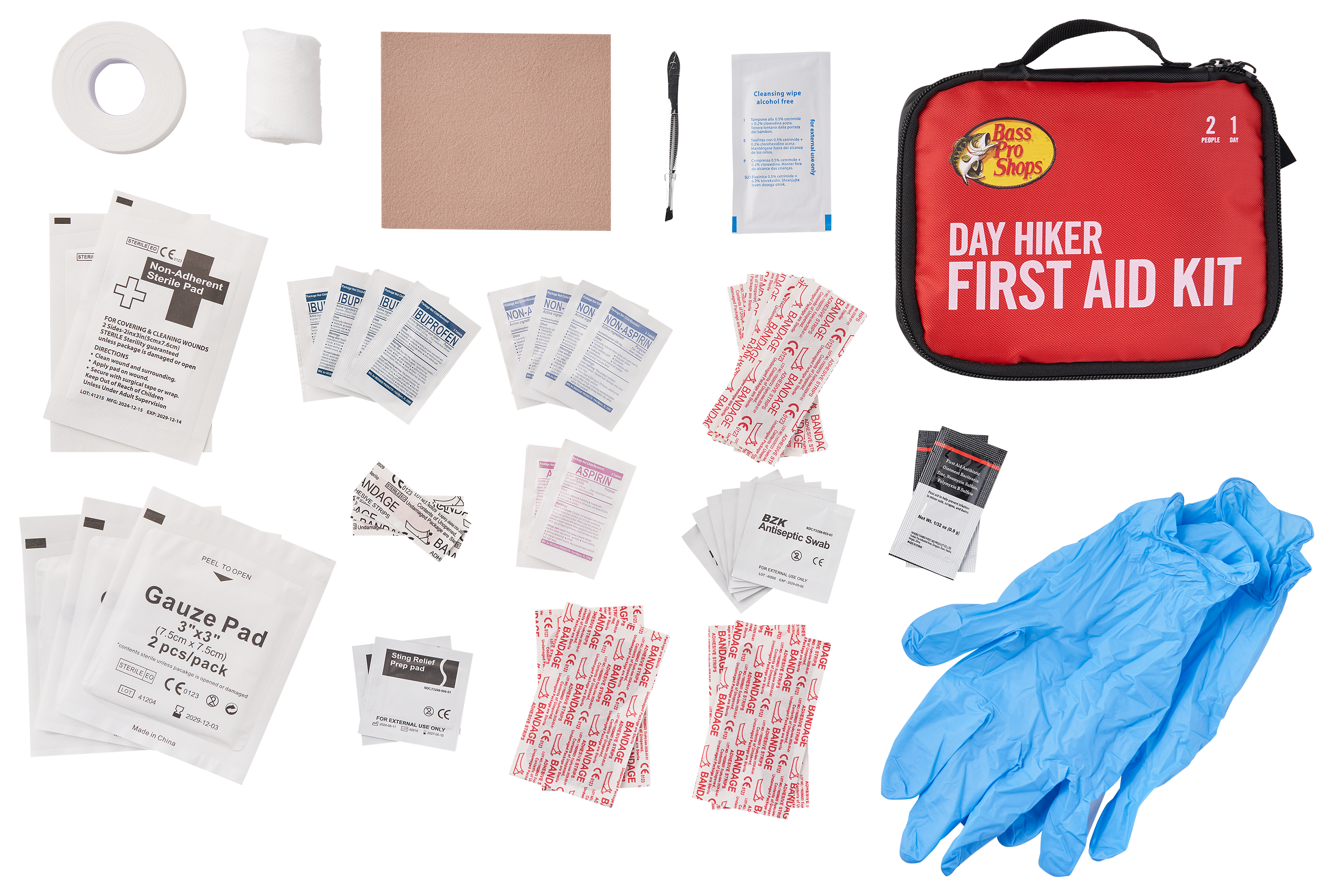 Image of Bass Pro Shops Day Hiker First Aid Kit