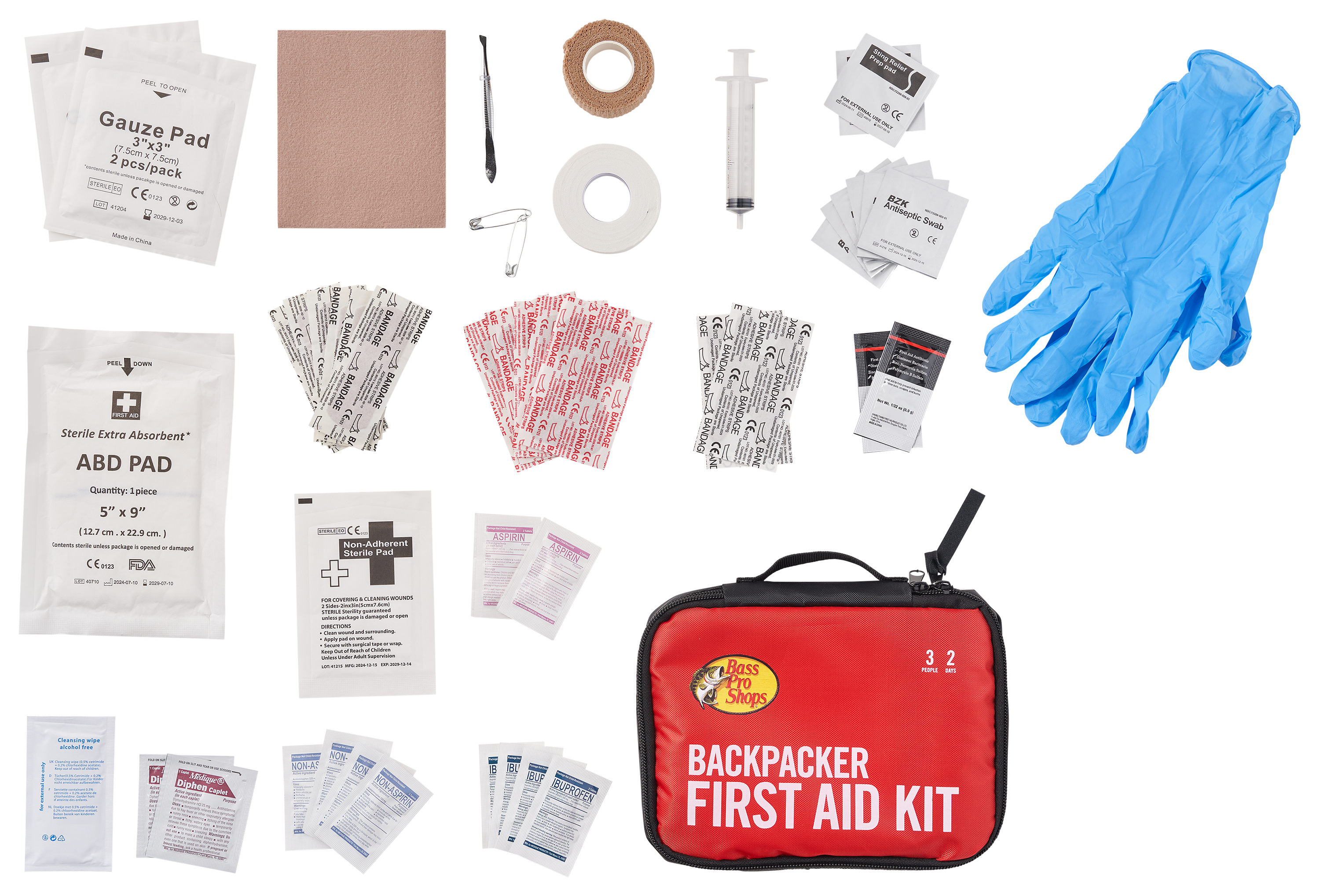 Image of Bass Pro Shops Backpacker First Aid Kit