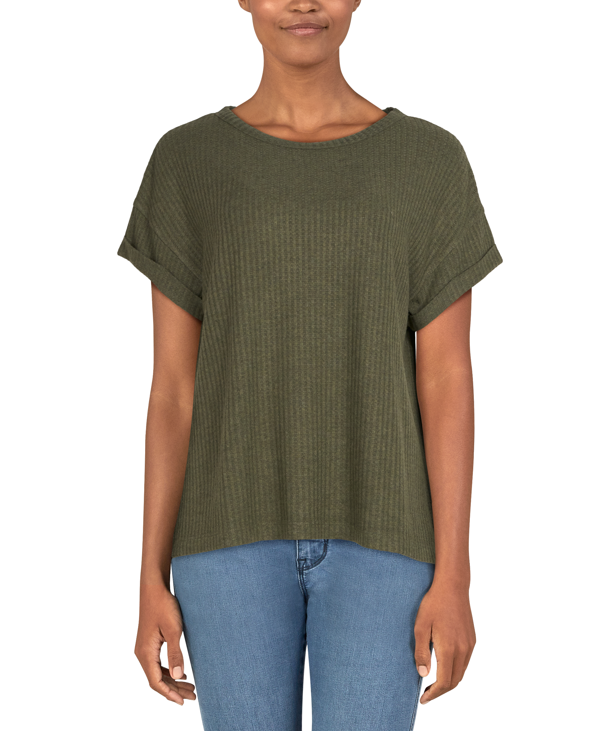 NATURAL REFLECTIONS Brush Creek Waffle Short-Sleeve T-Shirt