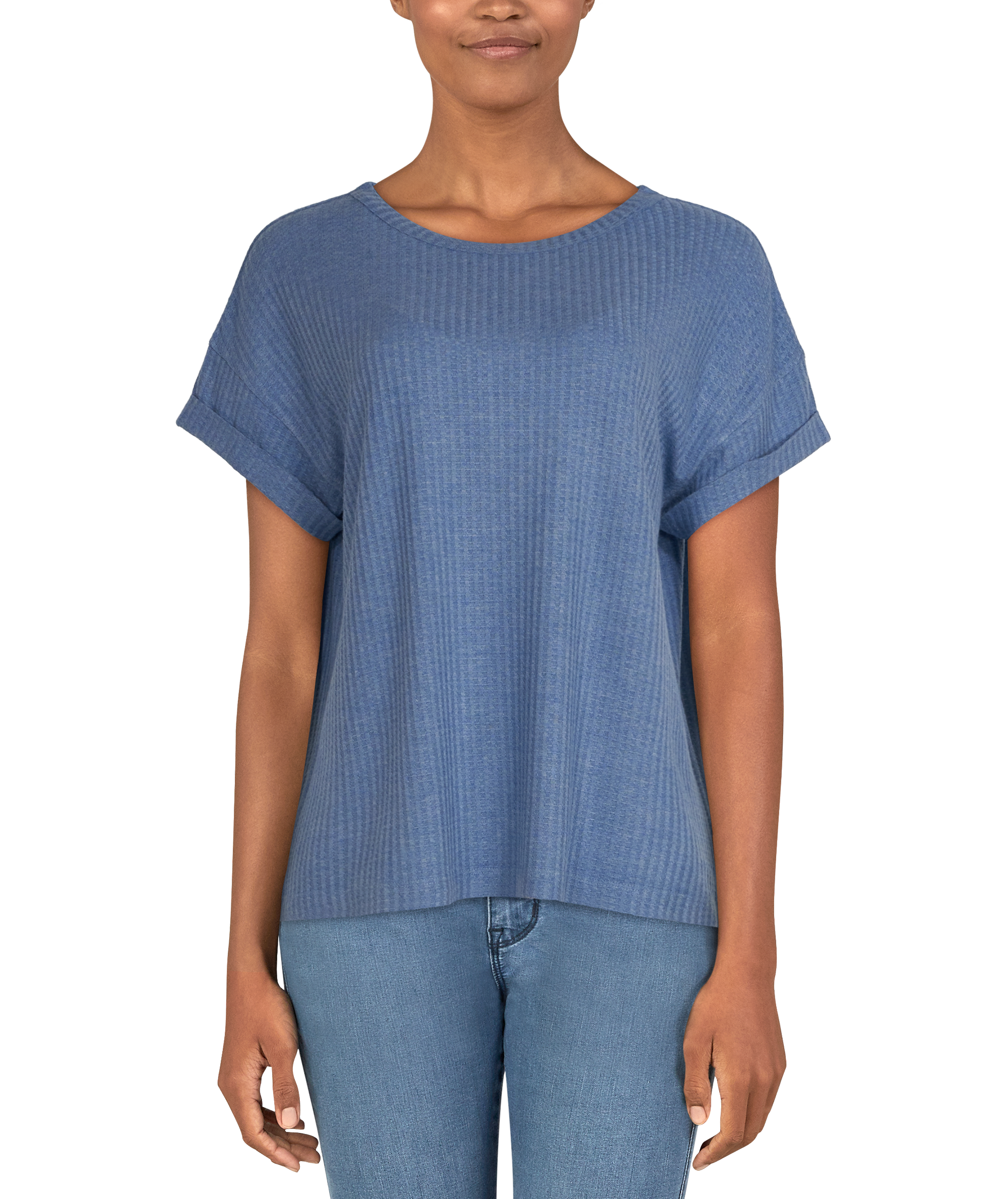 Natural Reflections Brush Creek Waffle Short-Sleeve T-Shirt for Ladies                                                          
