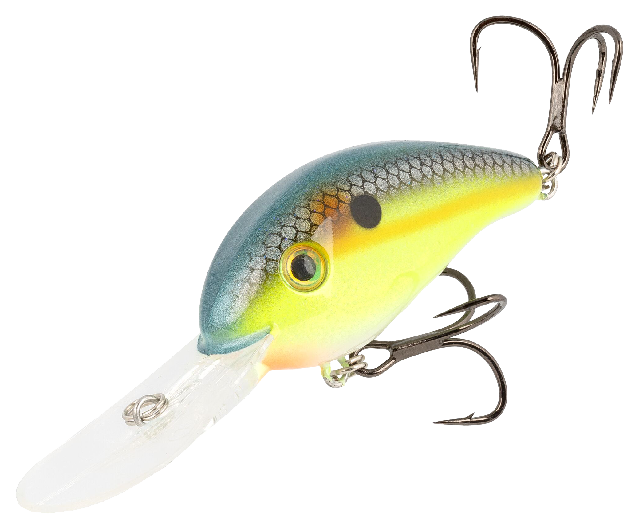 Image of "Strike King Pro-Model XD Elite Crankbait - Chartreuse Sexy Shad 2.0 - 2"" - 7/16 oz."