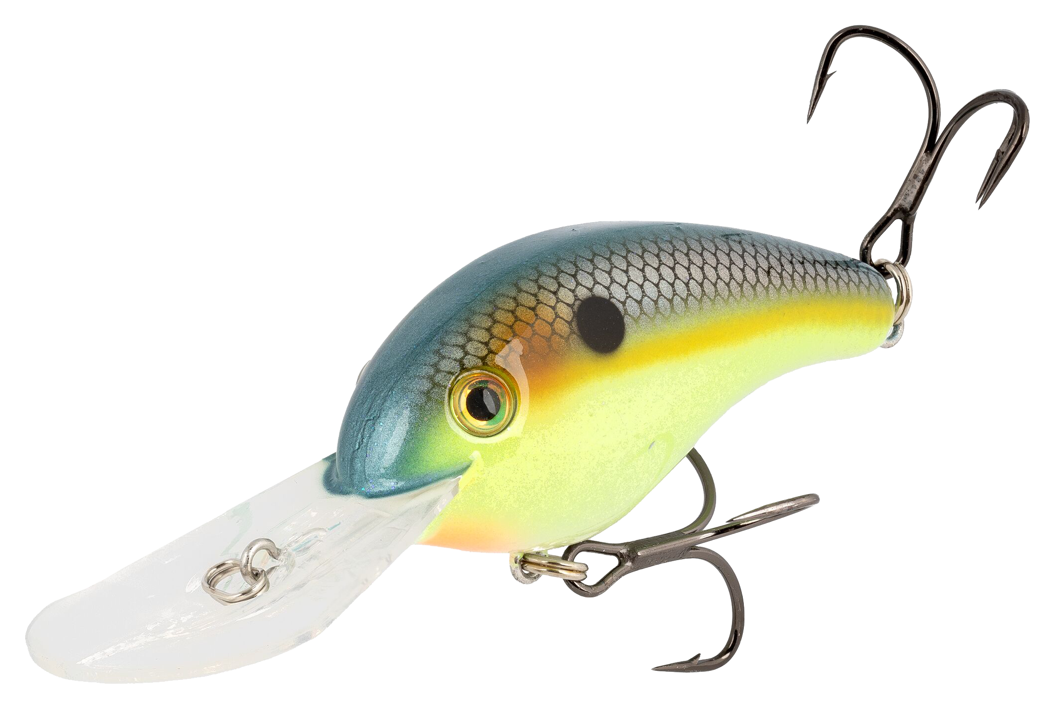 Image of "Strike King Pro-Model XD Elite Crankbait - Chartreuse Sexy Shad 2.0 - 2-3/4"" - 5/8 oz."