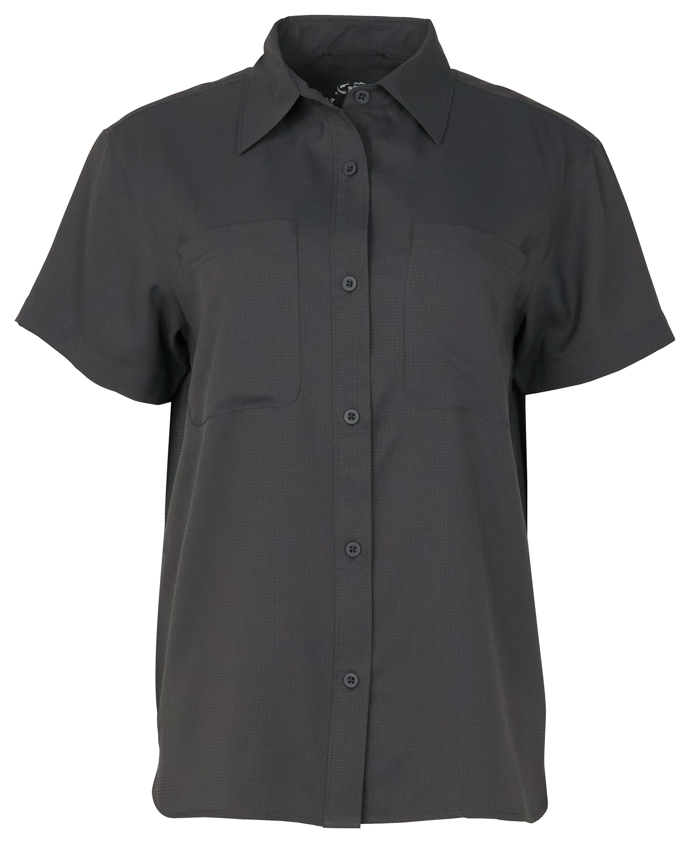 Image of World Wide Sportsman Marina 2-Pocket Short-Sleeve Shirt - Asphalt