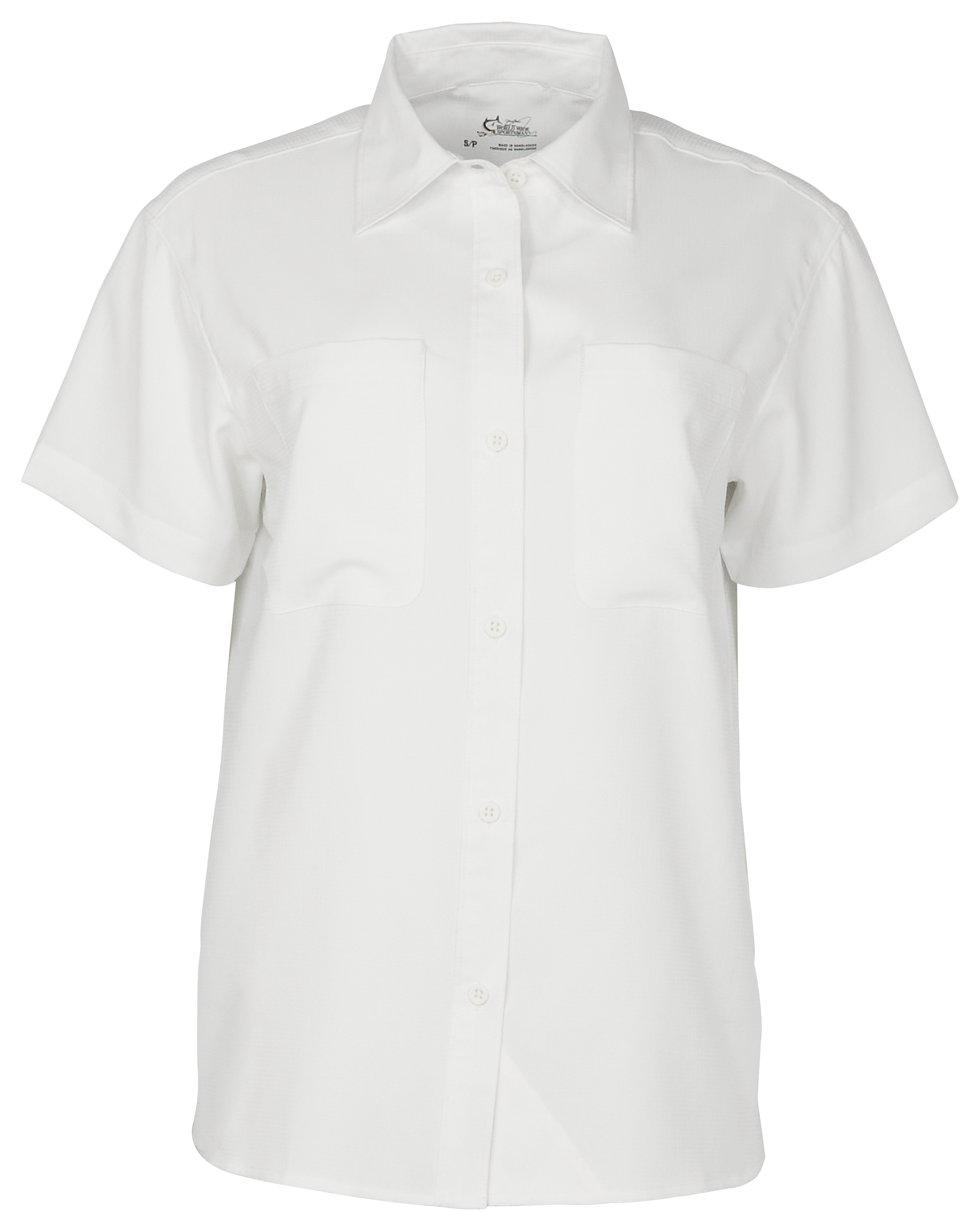 Image of World Wide Sportsman Marina 2-Pocket Short-Sleeve Shirt - White