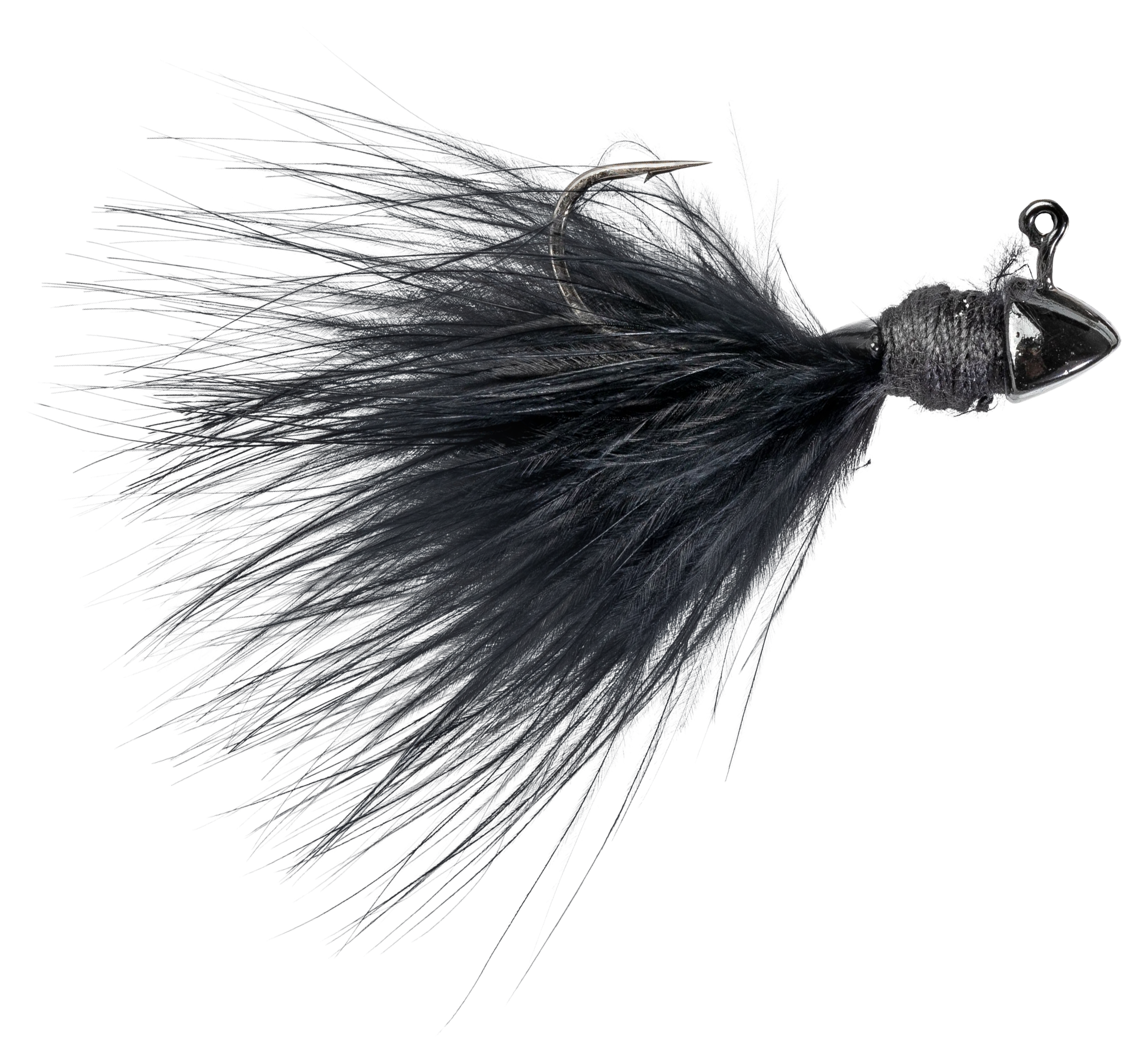 Strike King Tour Grade Hair Jig - Black - 1/4 oz
