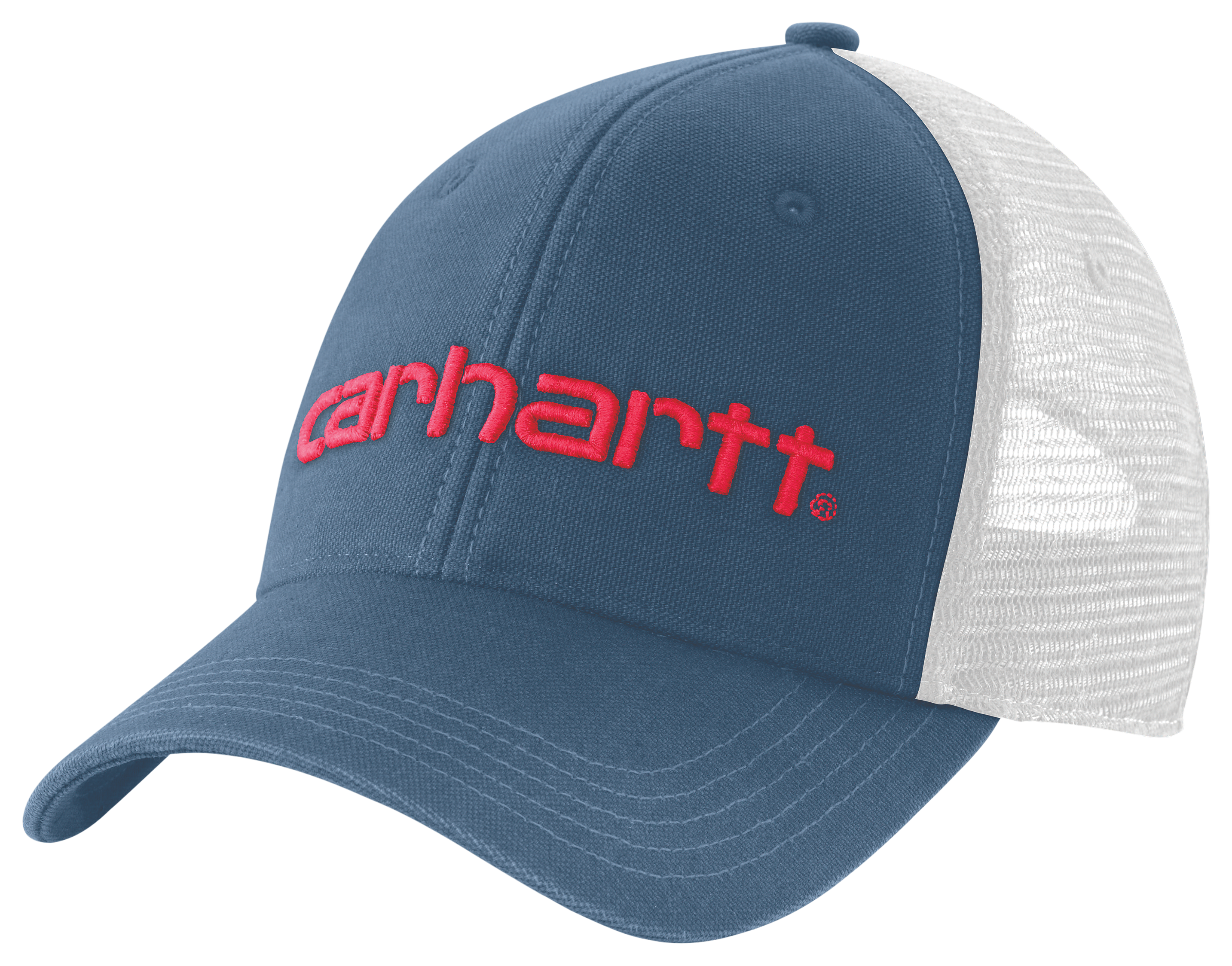 CARHARTT Canvas Mesh-Back Logo Graphic Cap