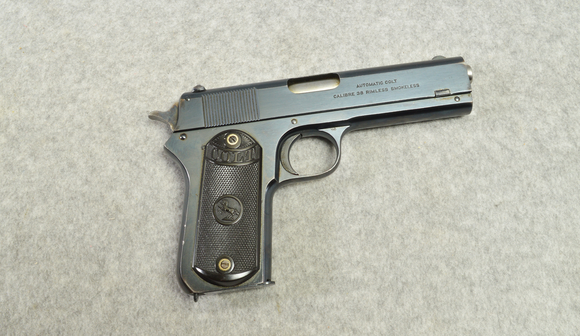 ++COLT AUTOMATIC .38 RIMLESS SMO - Colt