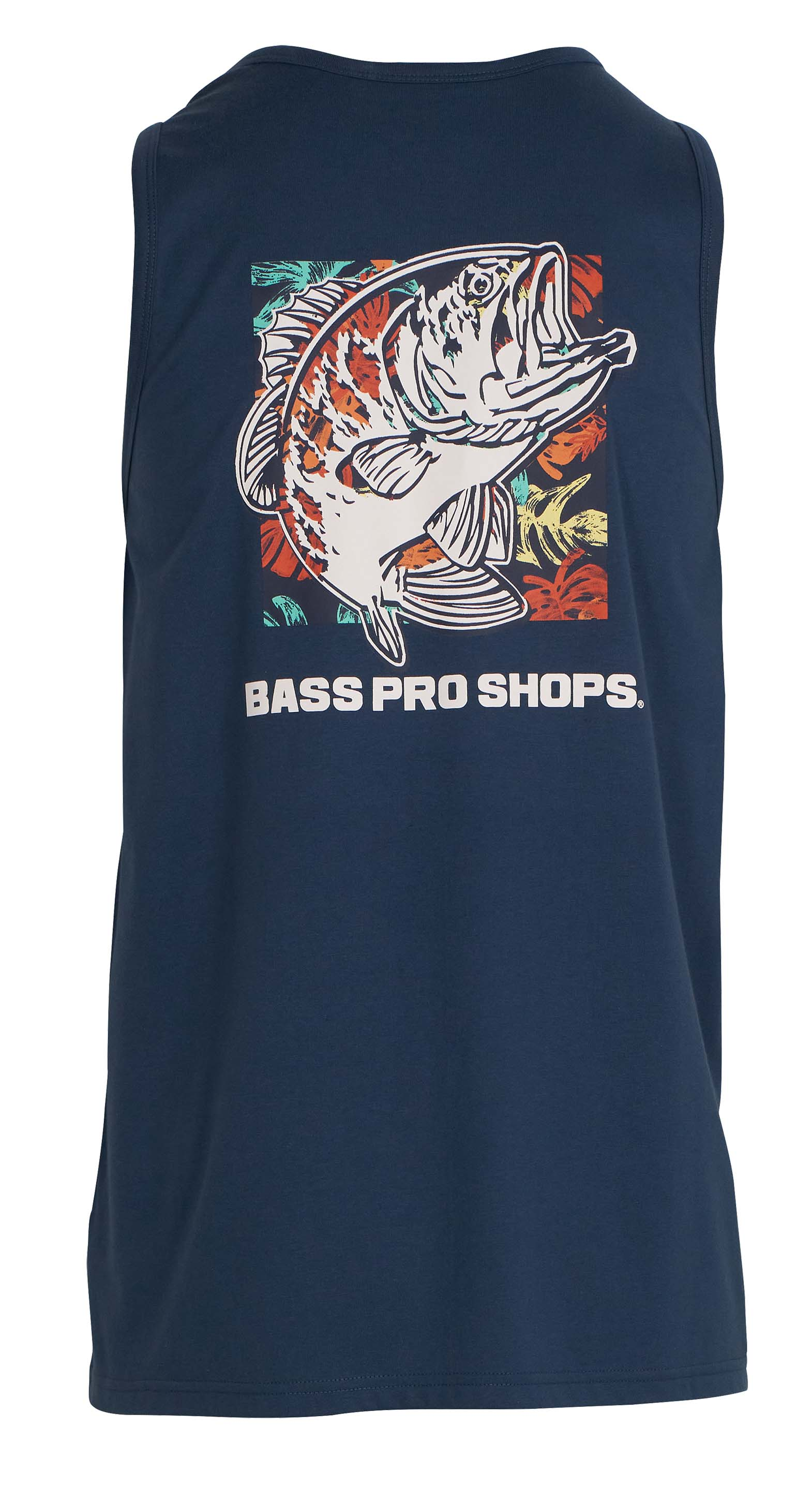 Bass Pro Shops Bass Pro Shops Graphic Logo Tank Top for Men - Dark Denim - $10.97 at Bass Pro Shops
