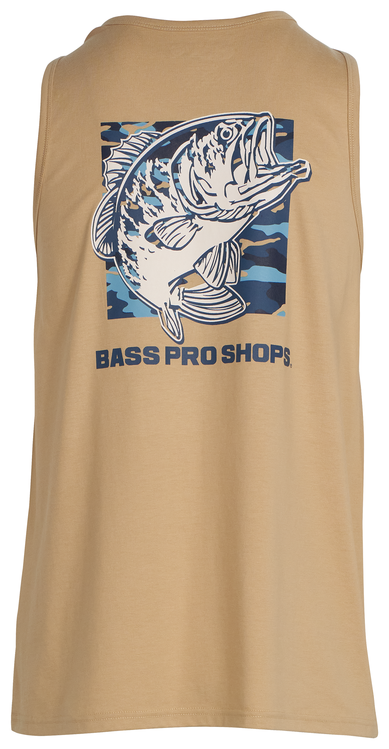 Image of Bass Pro Shops Graphic Logo Tank Top for Men - Safari