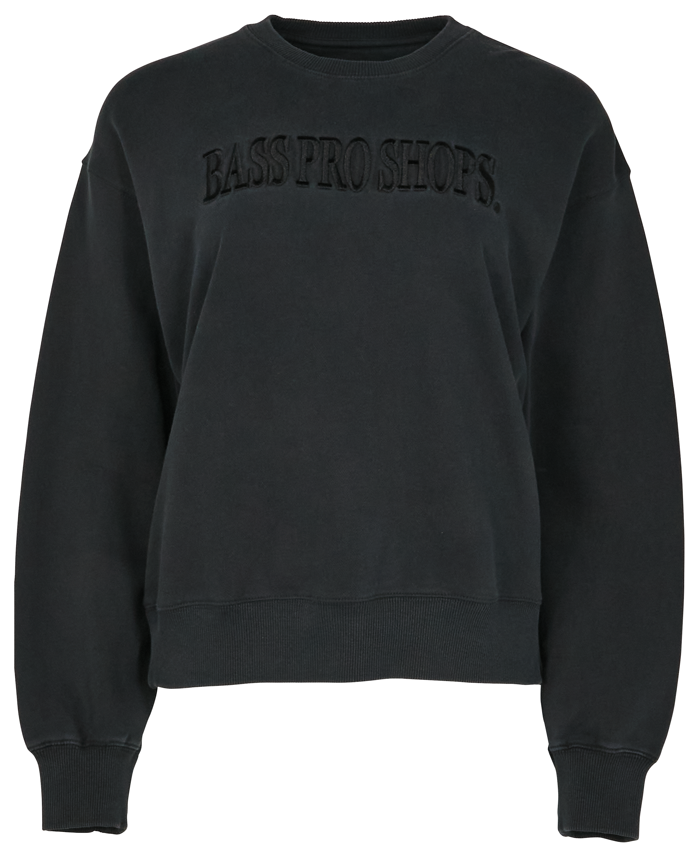 Bass Pro Shops Embroidered Crew-Neck Long-Sleeve Sweatshirt for Ladies