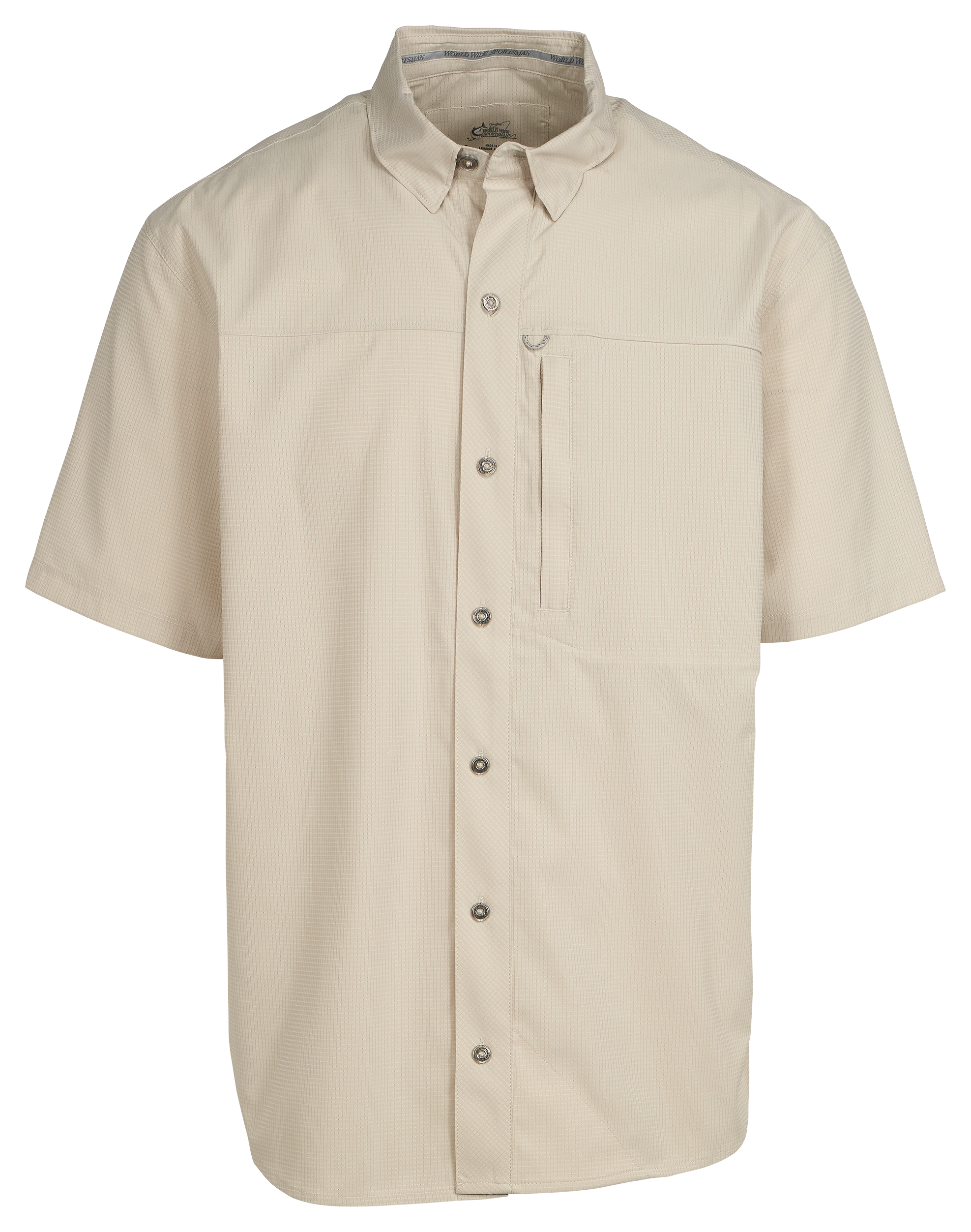 Image of World Wide Sportsman Seacrest Short-Sleeve Button-Down Shirt - Peyote