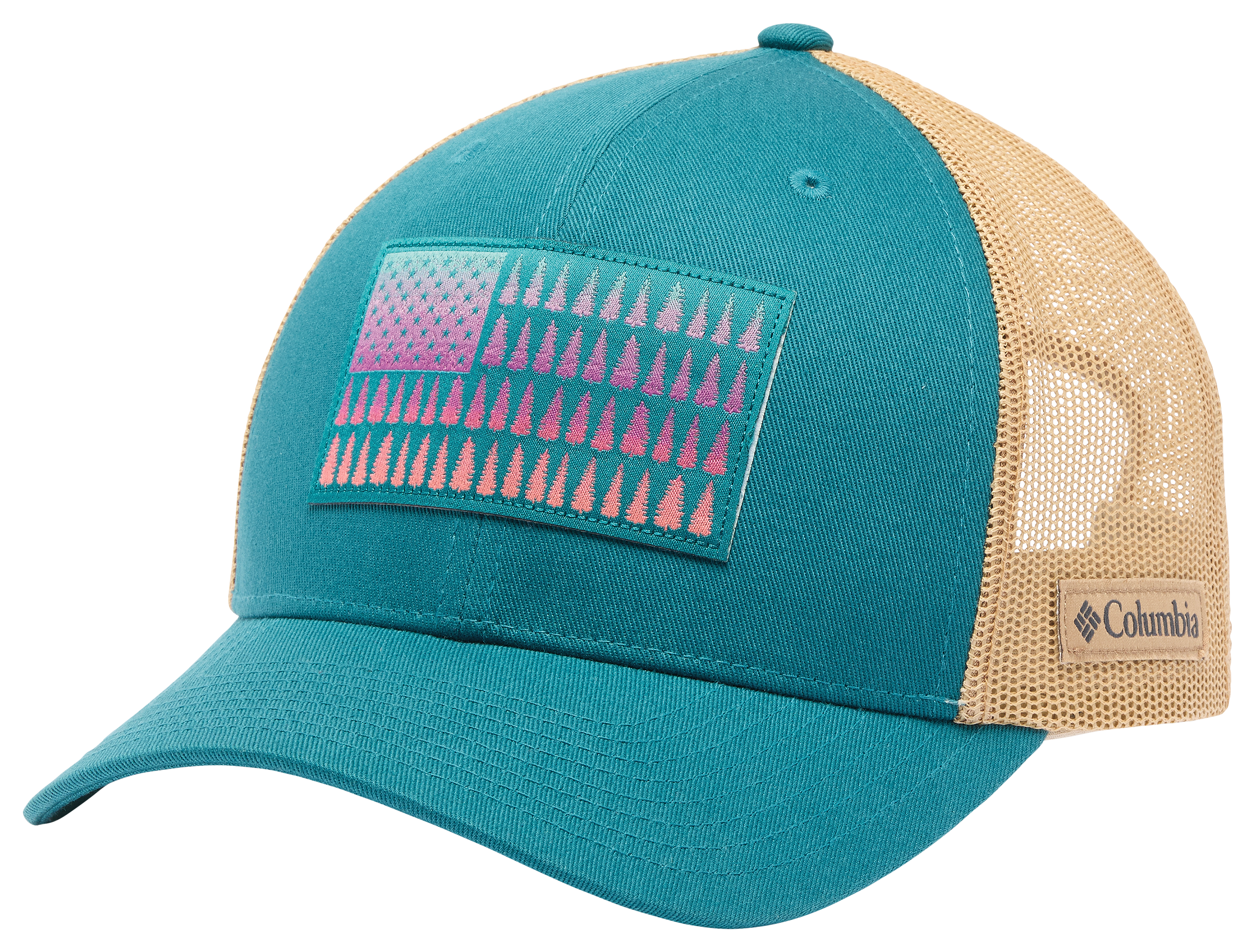 Columbia Tree Flag Mesh Snapback Cap for Ladies                                                                                 