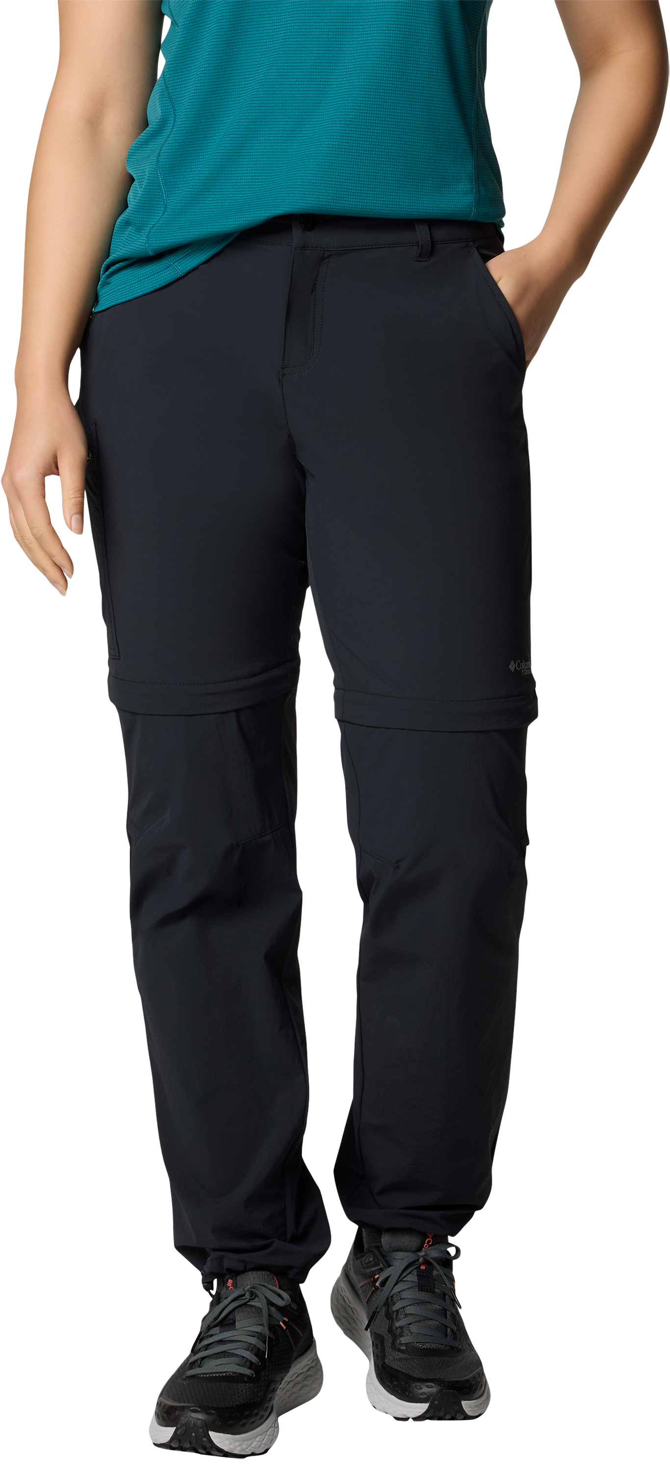 Image of Columbia Summit Valley Convertible Pants II for Ladies - Black - 10 - Regular