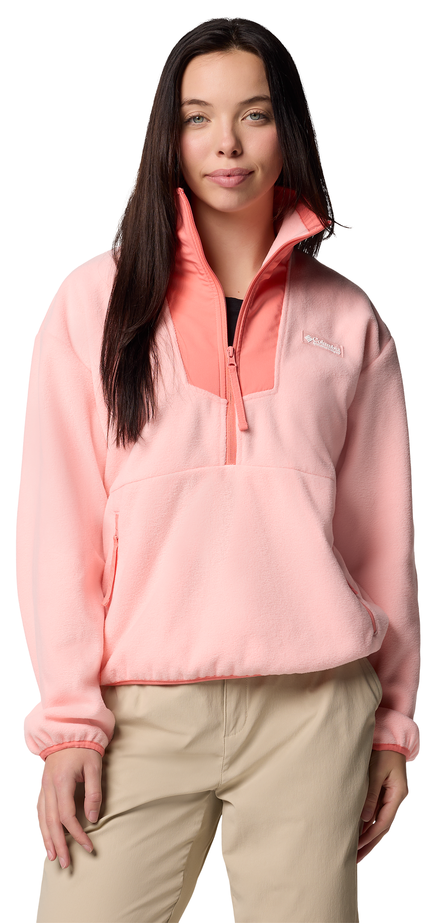 COLUMBIA Sequoia Grove Half-Zip Fleece Pullover for Ladies