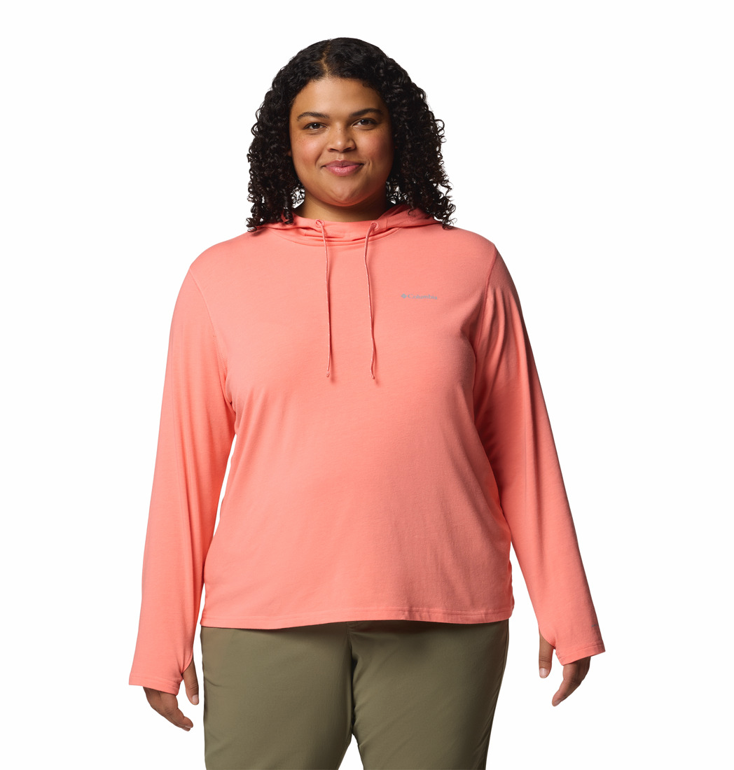 Image of Columbia Sun Trek Hoodie II for Ladies - Alpenglow - L
