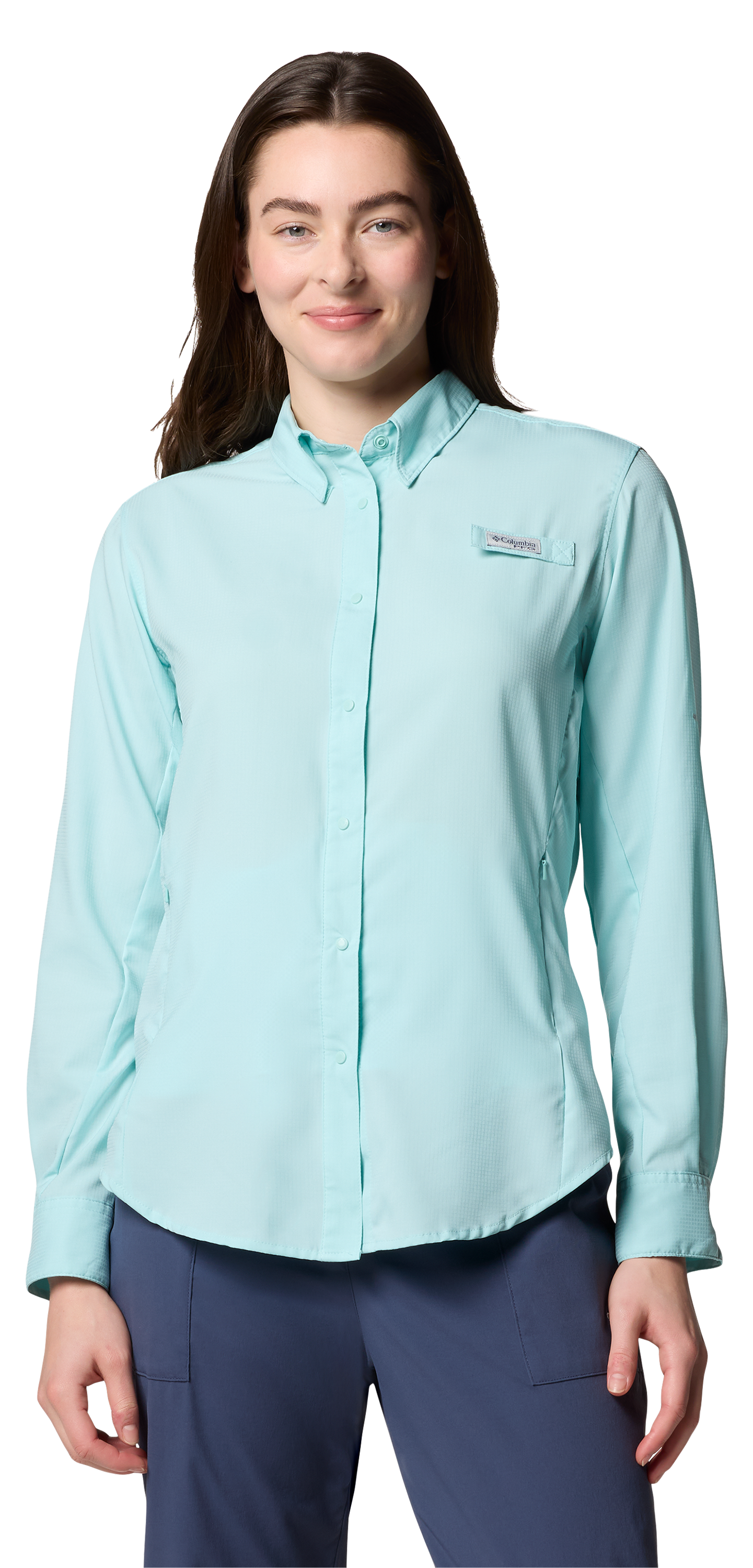 Image of Columbia PFG Tamiami II Long-Sleeve Button-Down Shirt - Spray