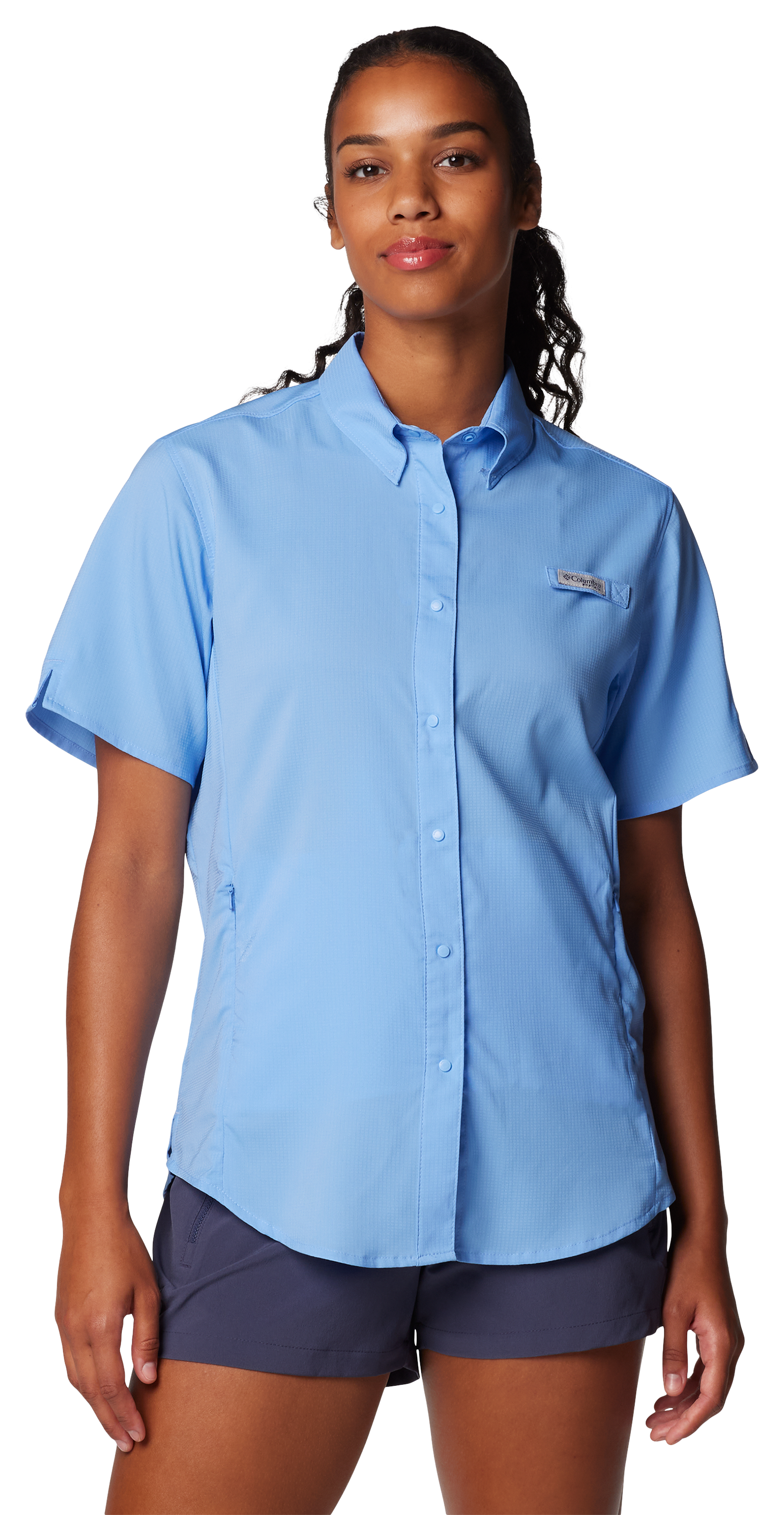Image of Columbia Tamiami II Short-Sleeve Shirt - White Cap