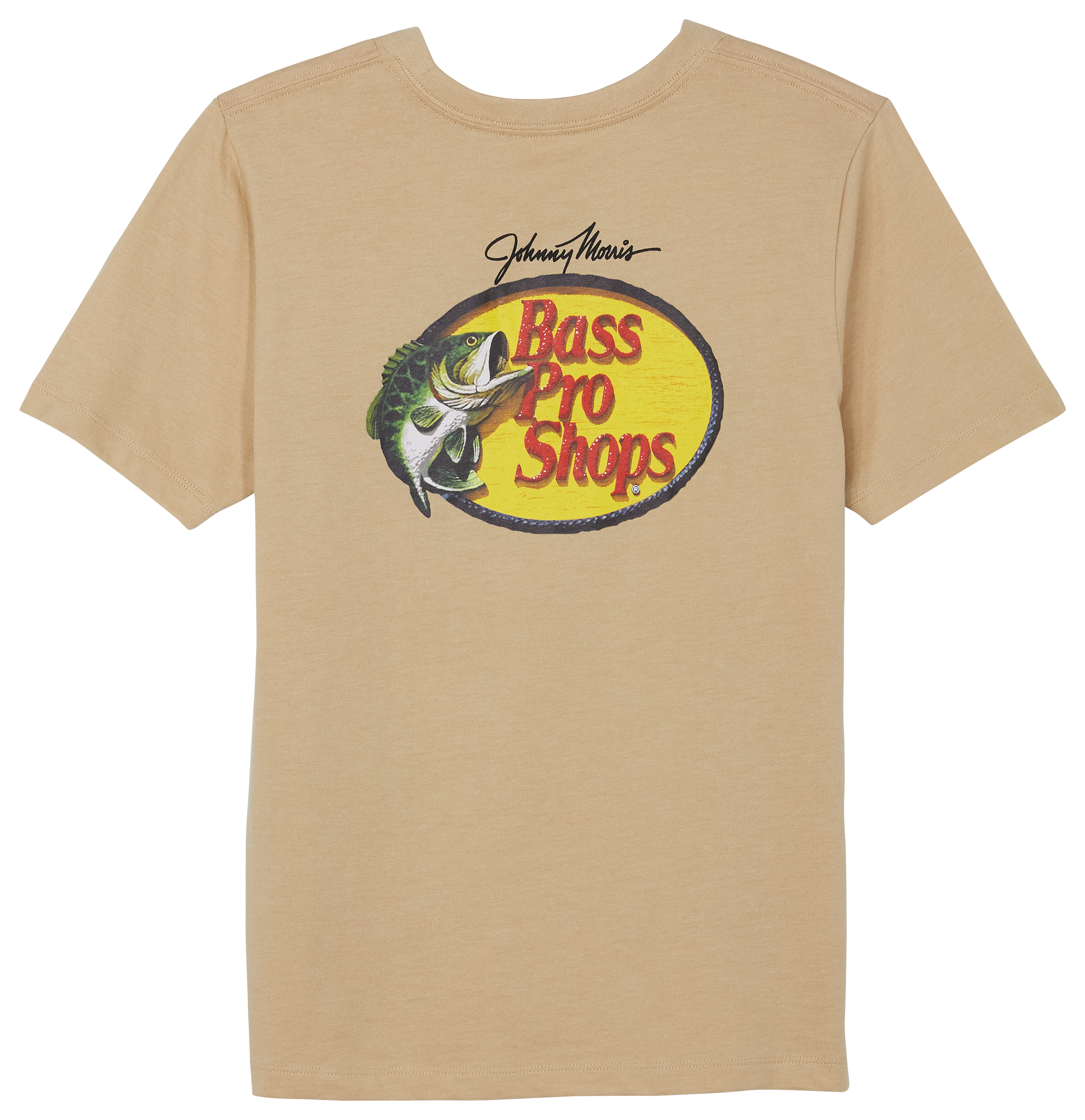 Image of Bass Pro Shops Logo Short-Sleeve Pocket T-Shirt for Kids - Sand