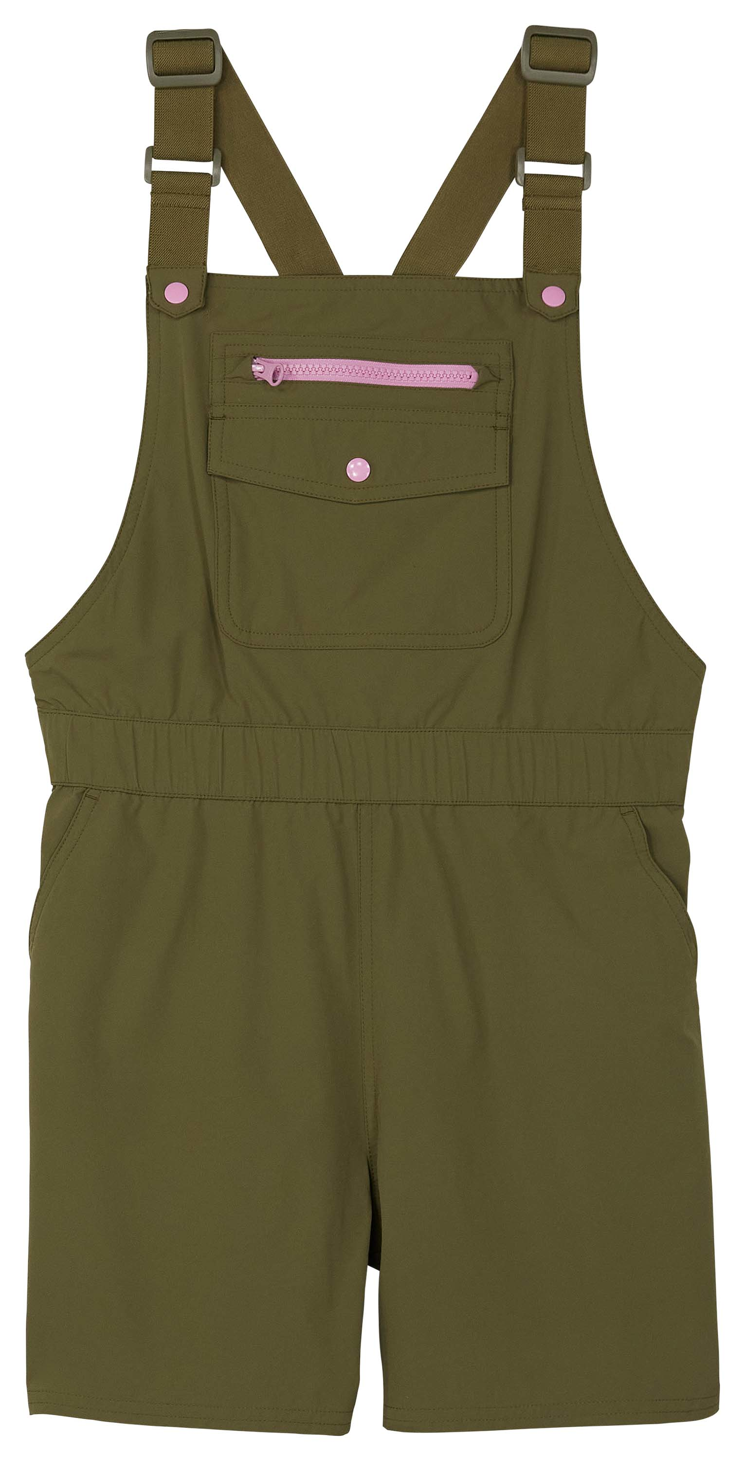 Image of Bass Pro Shops Shortalls for Kids - Olive