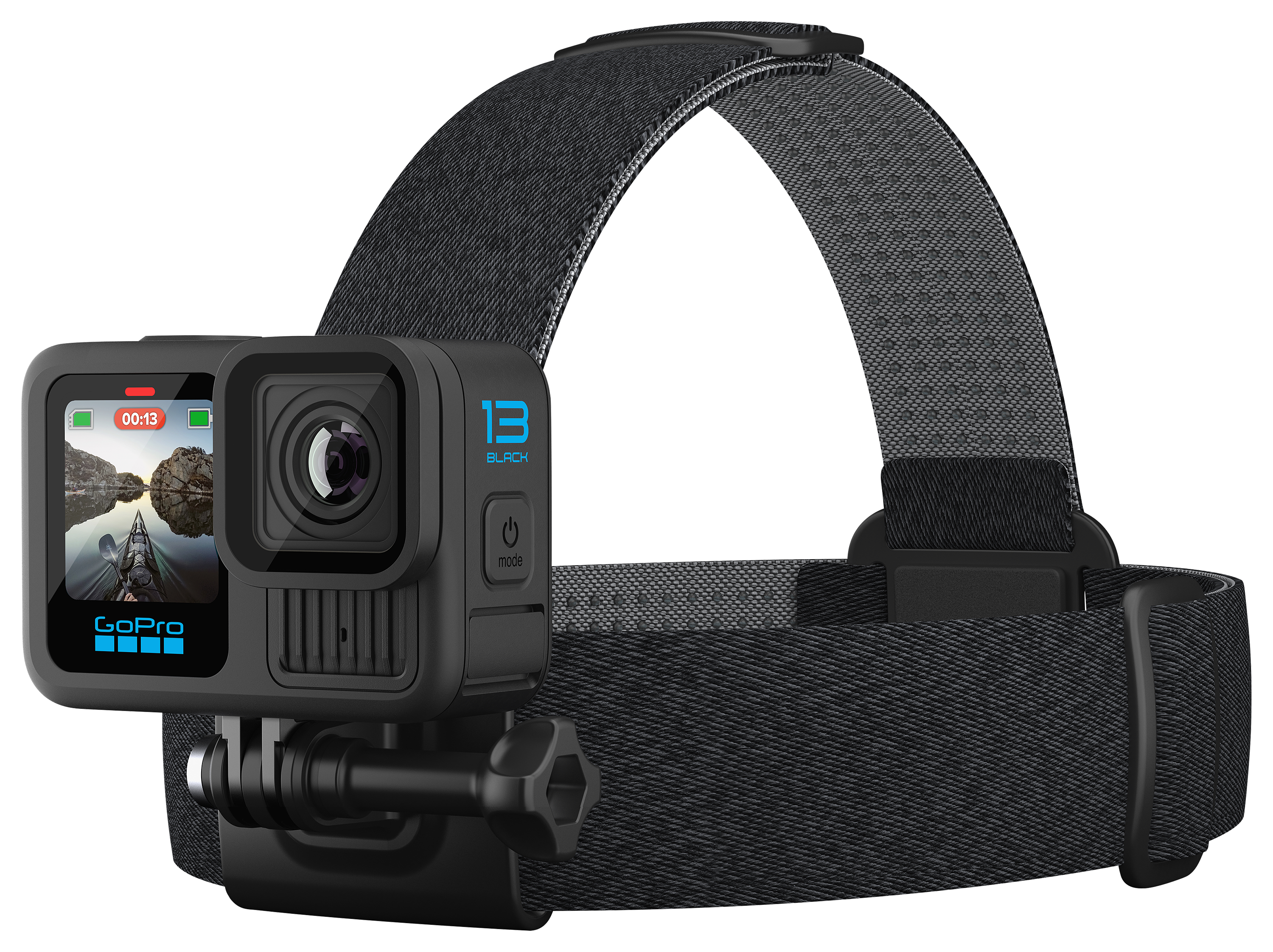 Image of GoPro Head Strap 2.0 POV Camera Mount and Clip