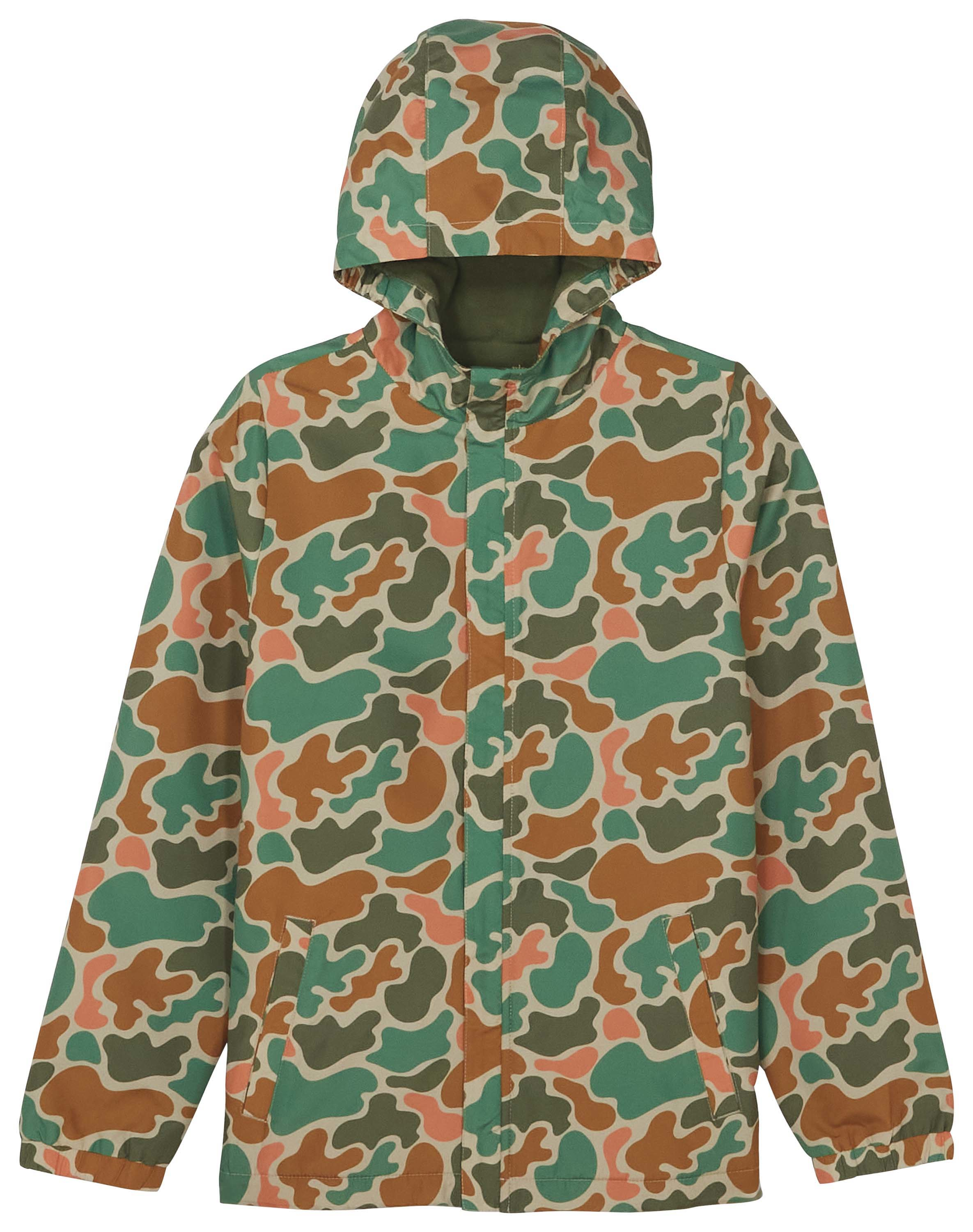 Image of Bass Pro Shops Trail Jacket for Kids - Deer Camo - L