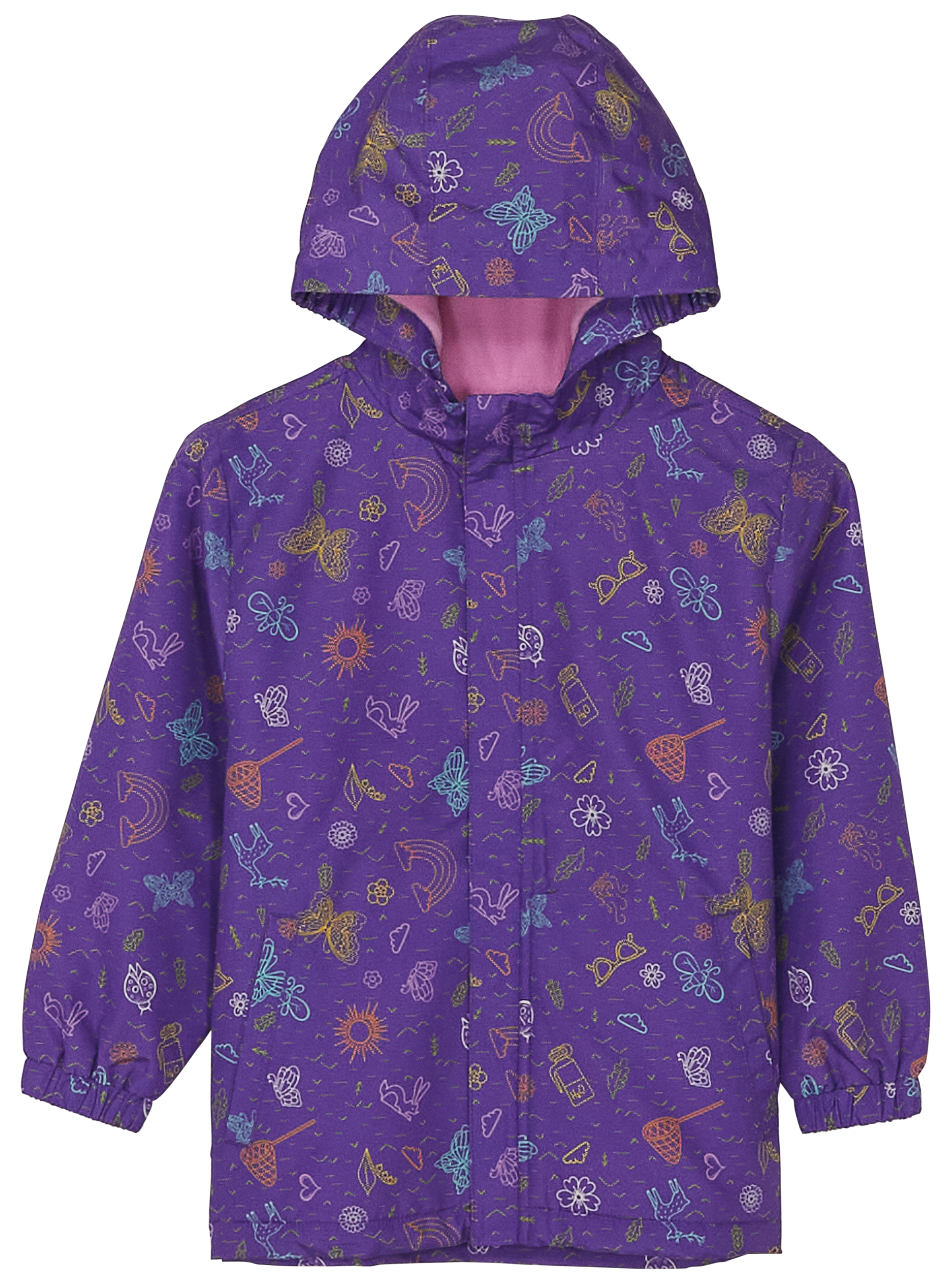 Image of Bass Pro Shops Hooded Trail Jacket for Toddlers - Summer Icons - 2T