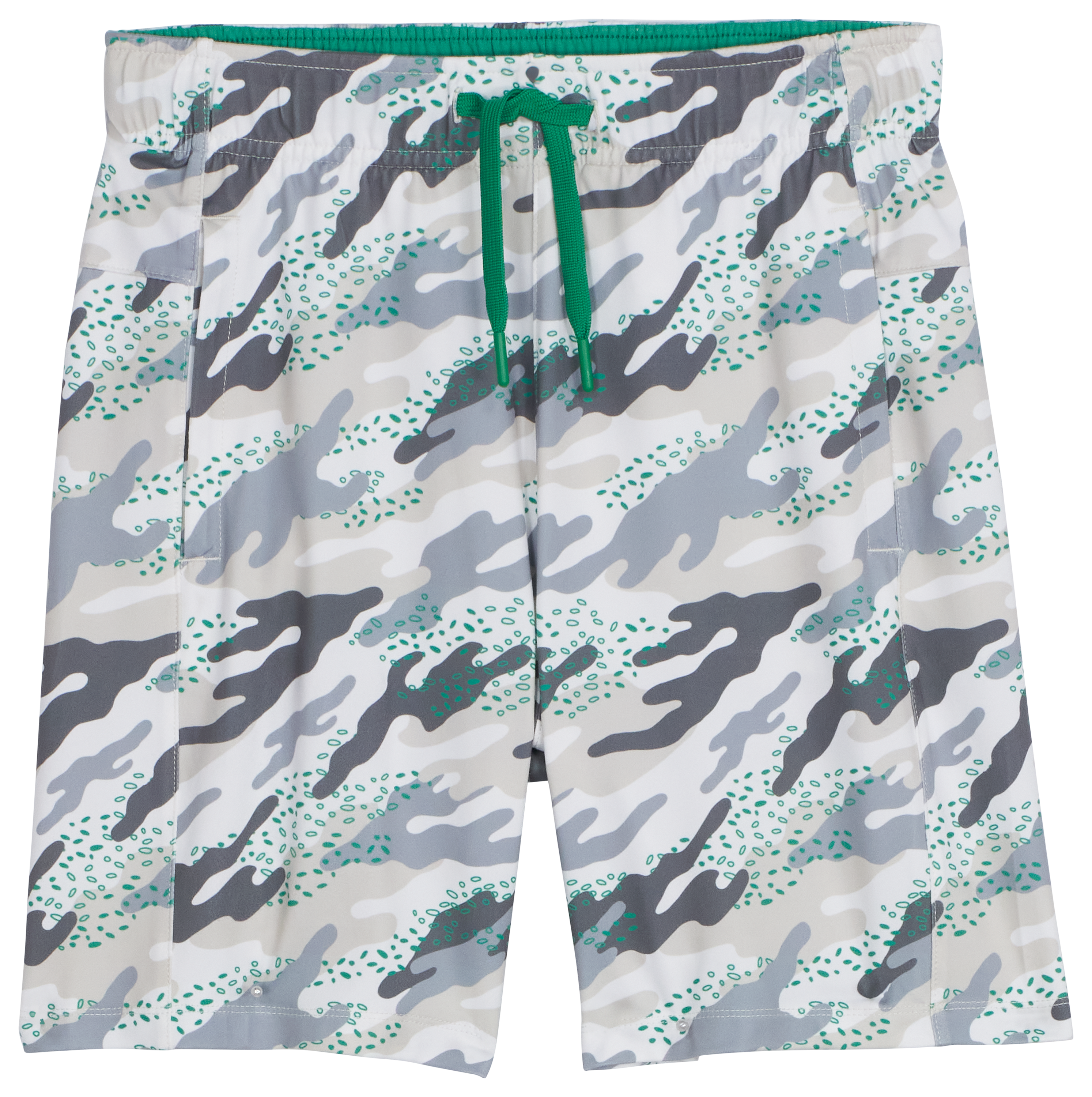 Image of Bass Pro Shops Performance Shorts with Drawstring for Kids - Quarry Camo