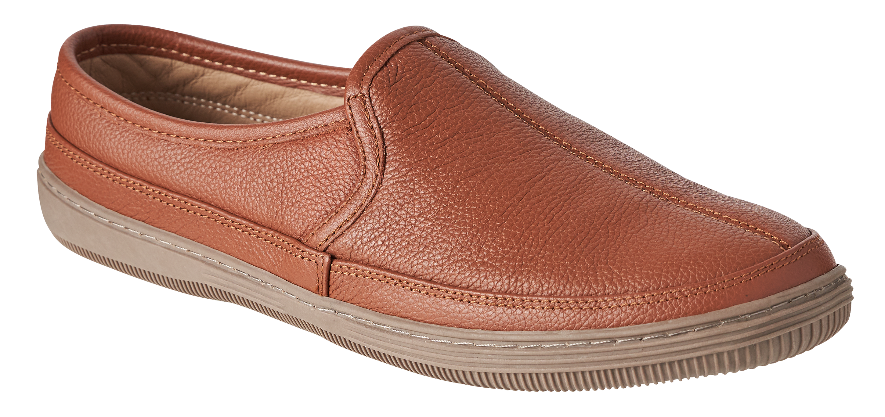 REDHEAD Full-Grain Leather Slides for Men