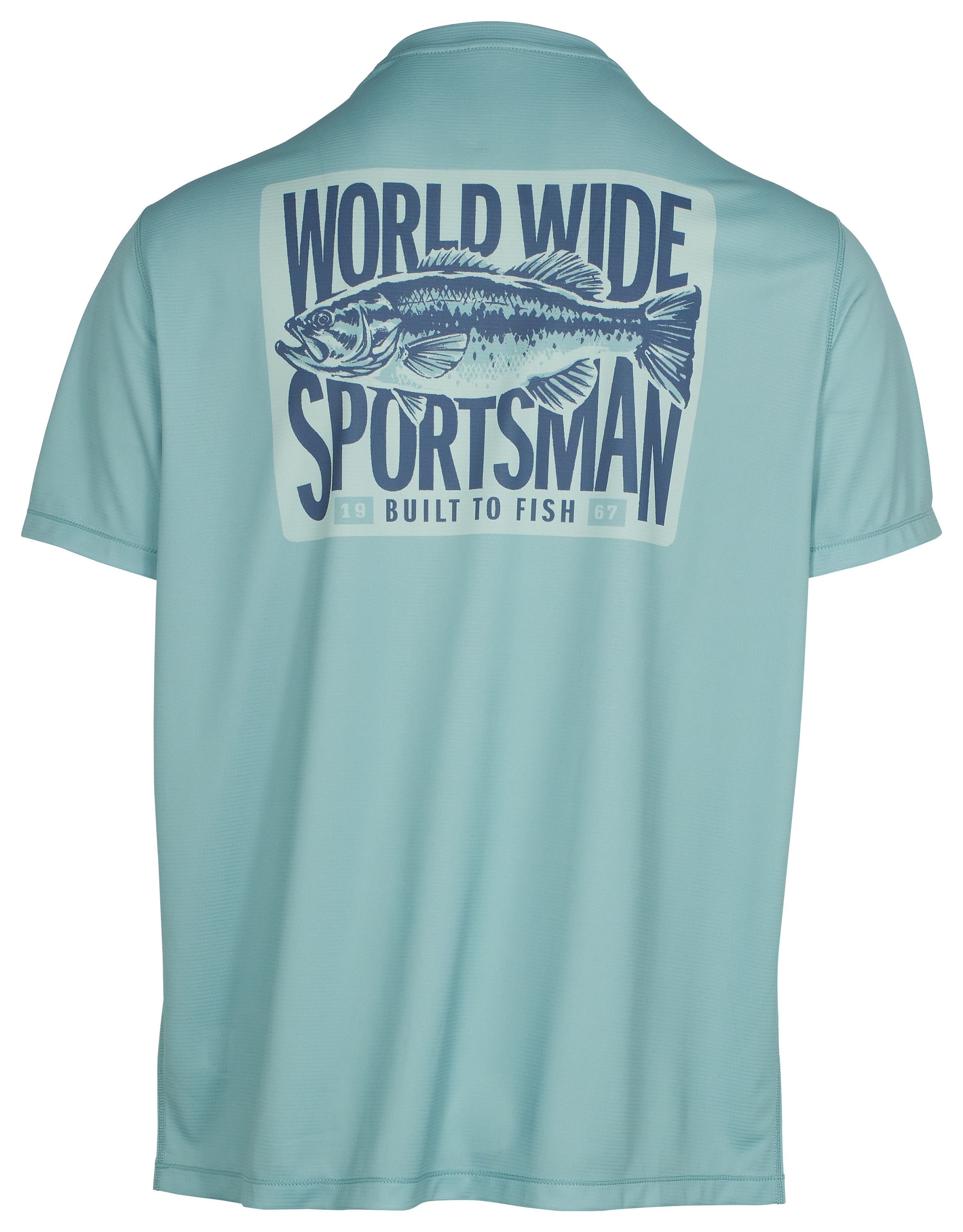 Image of World Wide Sportsman 3D Cool Built to Fish Short-Sleeve Shirt - Aquifer