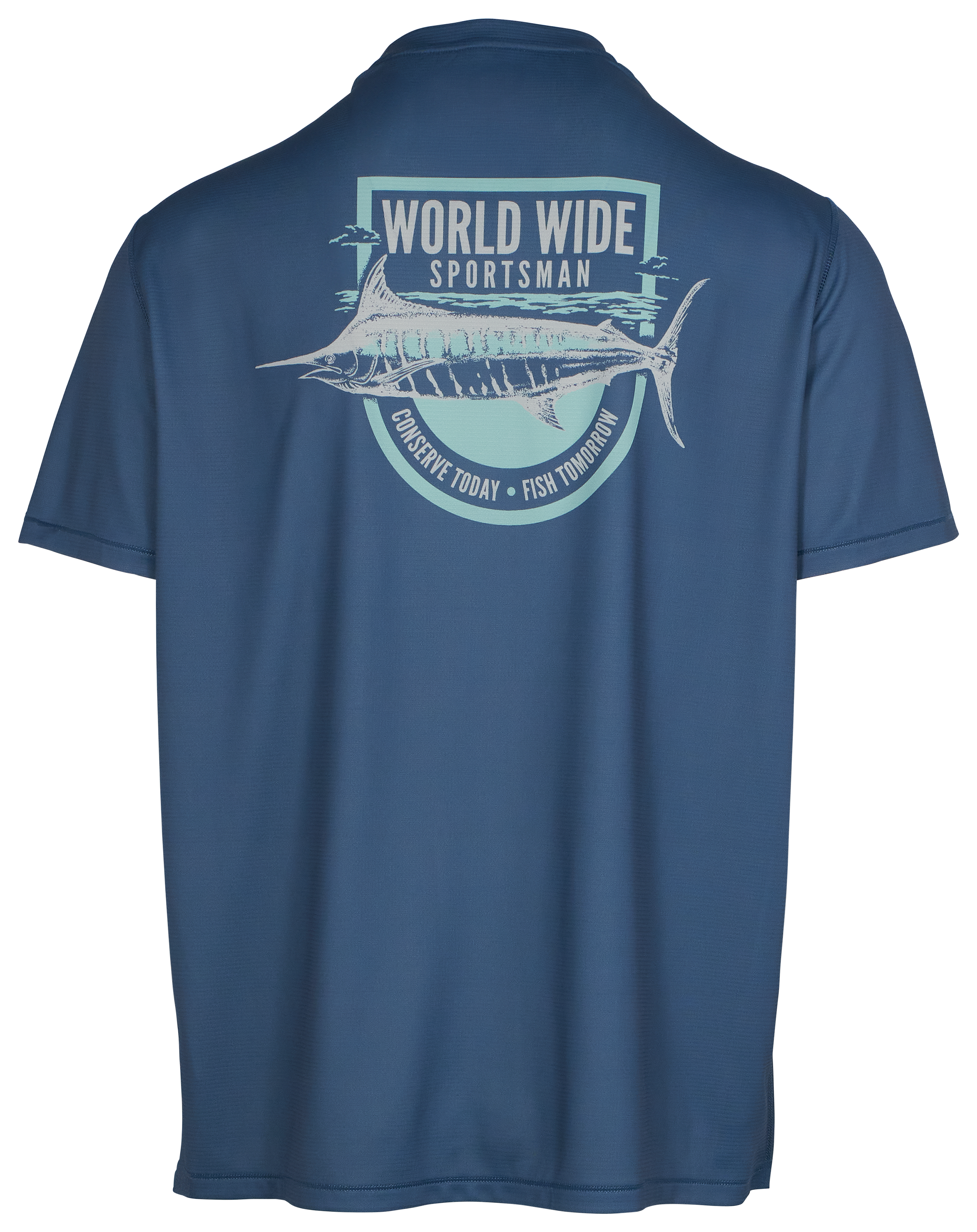 WORLD WIDE SPORTSMAN 3D Cool Conserve Today Fish Tomorrow Short-Sleeve Shirt