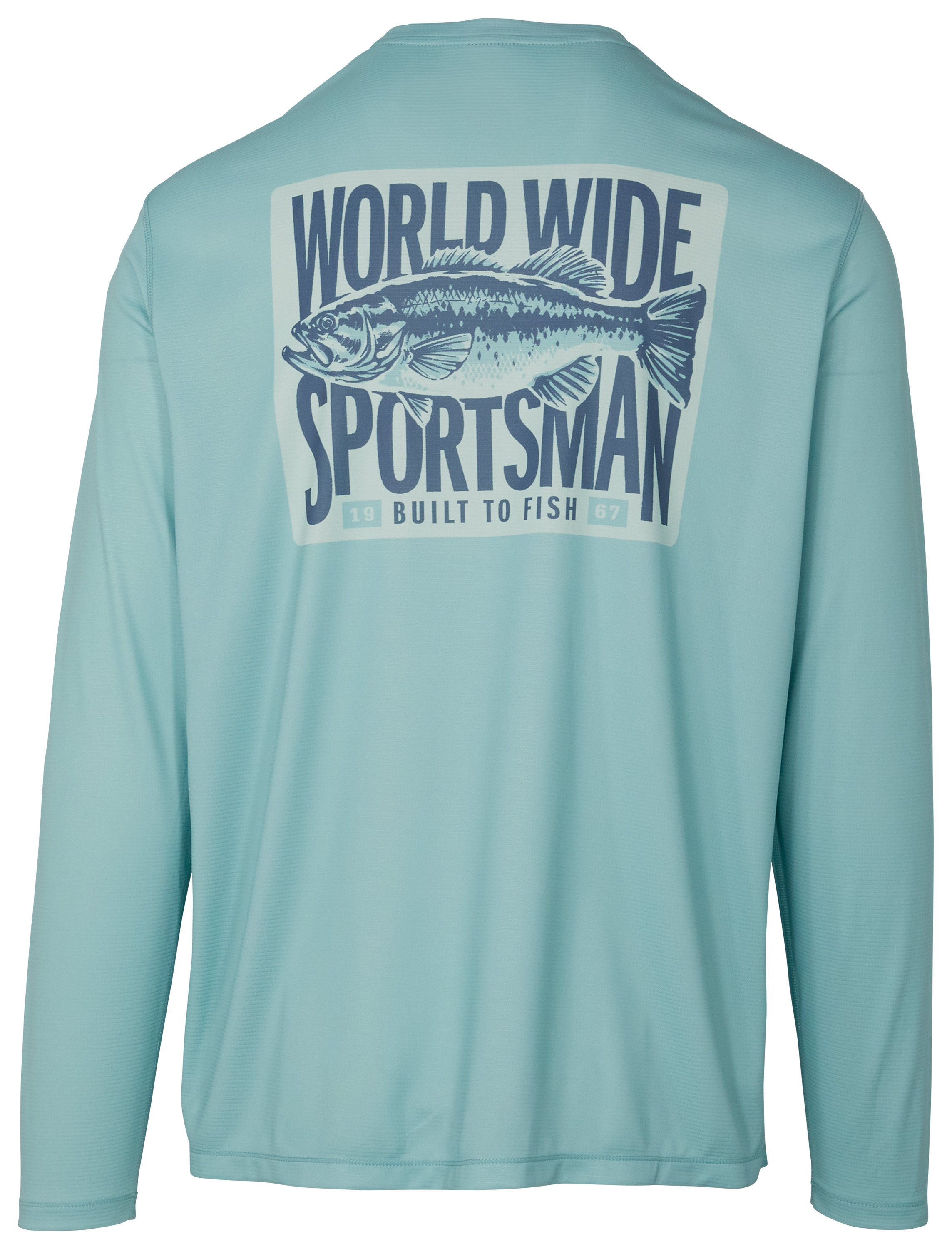 Image of World Wide Sportsman Built to Fish Long-Sleeve T-Shirt - Aquifer