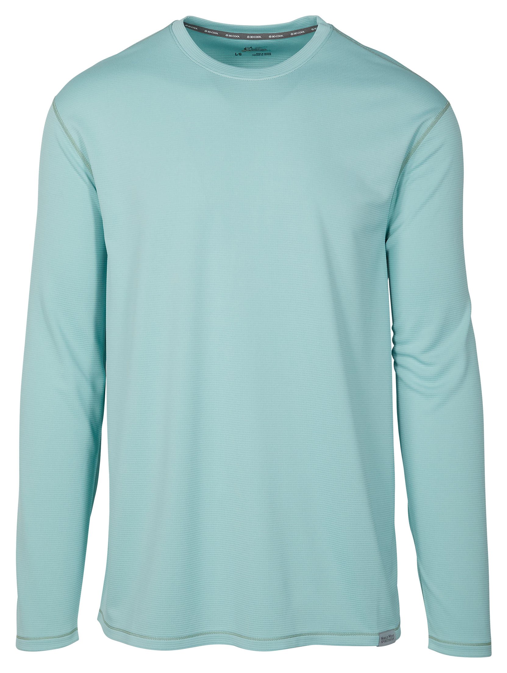 Image of World Wide Sportsman 3D Cool Casting Long-Sleeve T-Shirt - Aquifer