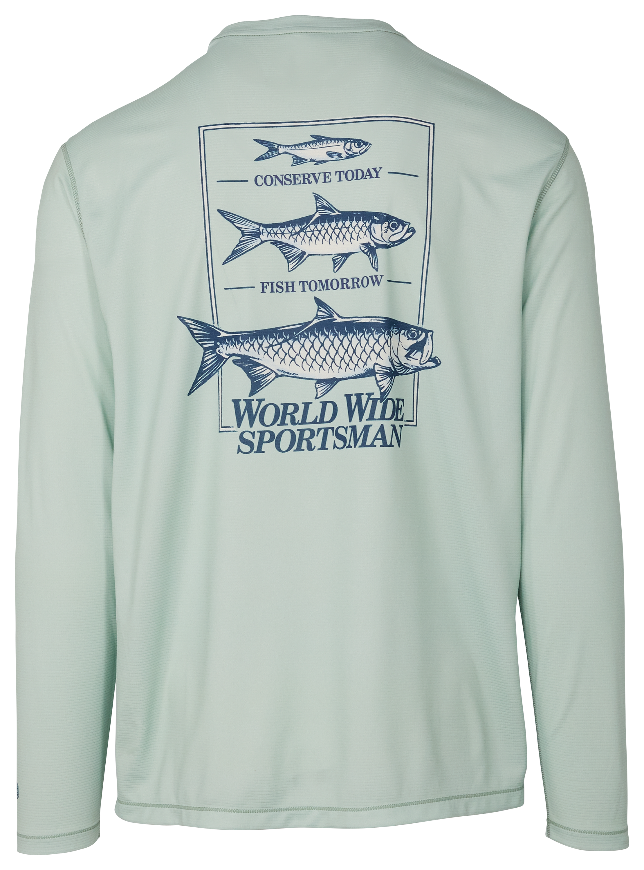 Image of World Wide Sportsman Tarpon Long-Sleeve T-Shirt - Surf Spray