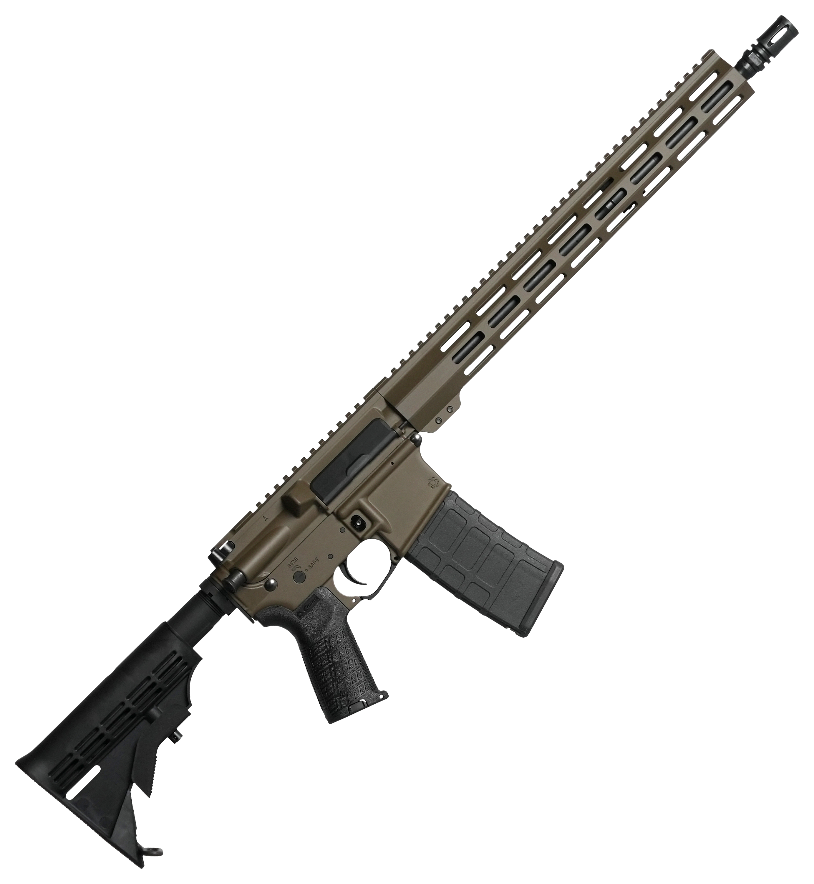 CMMG MK4 Semi-Auto Rifle - Patriot Brown Cerakote - .300 AAC Blackout - 30 + 1 - CMMG