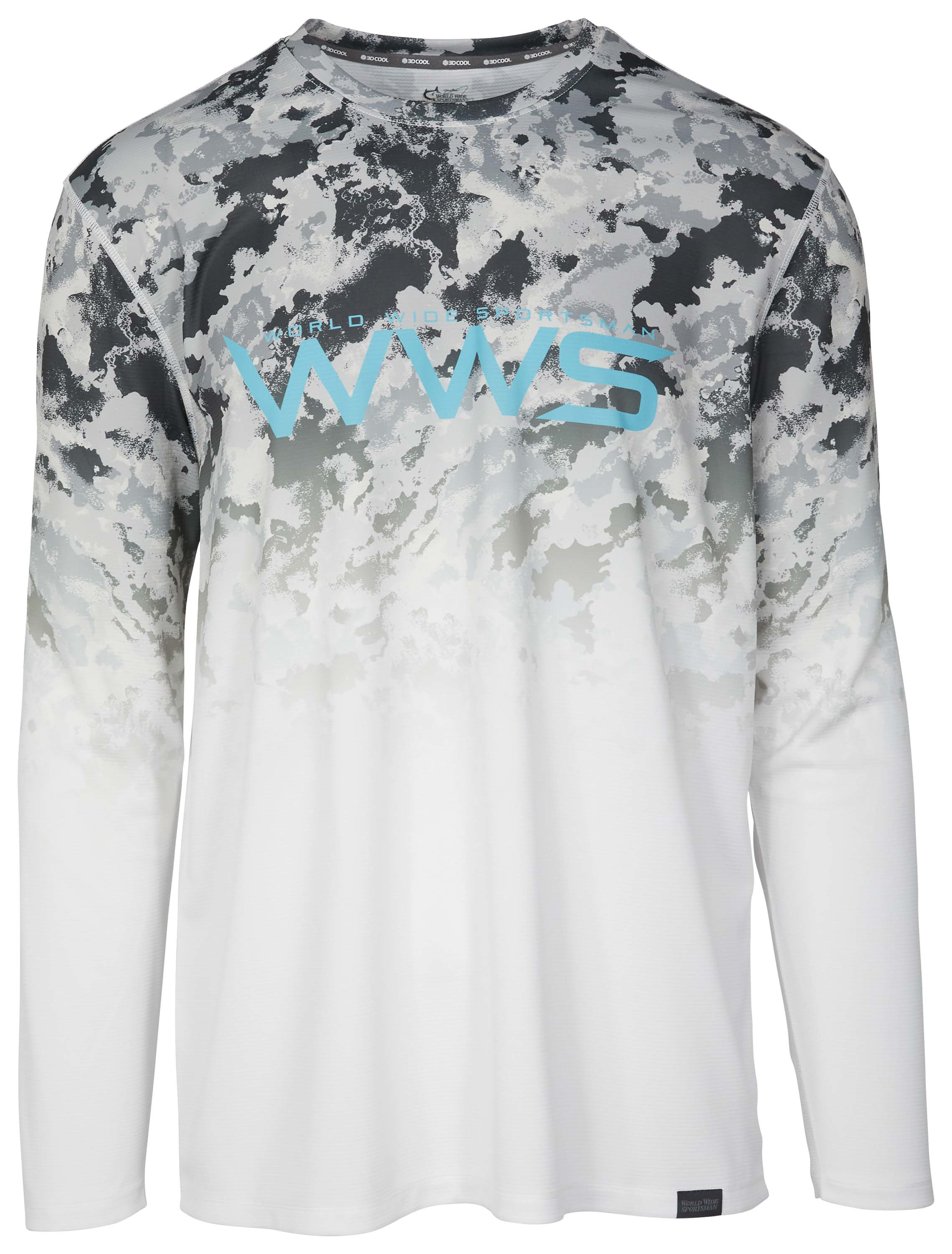 Image of World Wide Sportsman 3D Cool Long-Sleeve Casting Shirt - Monument Swell