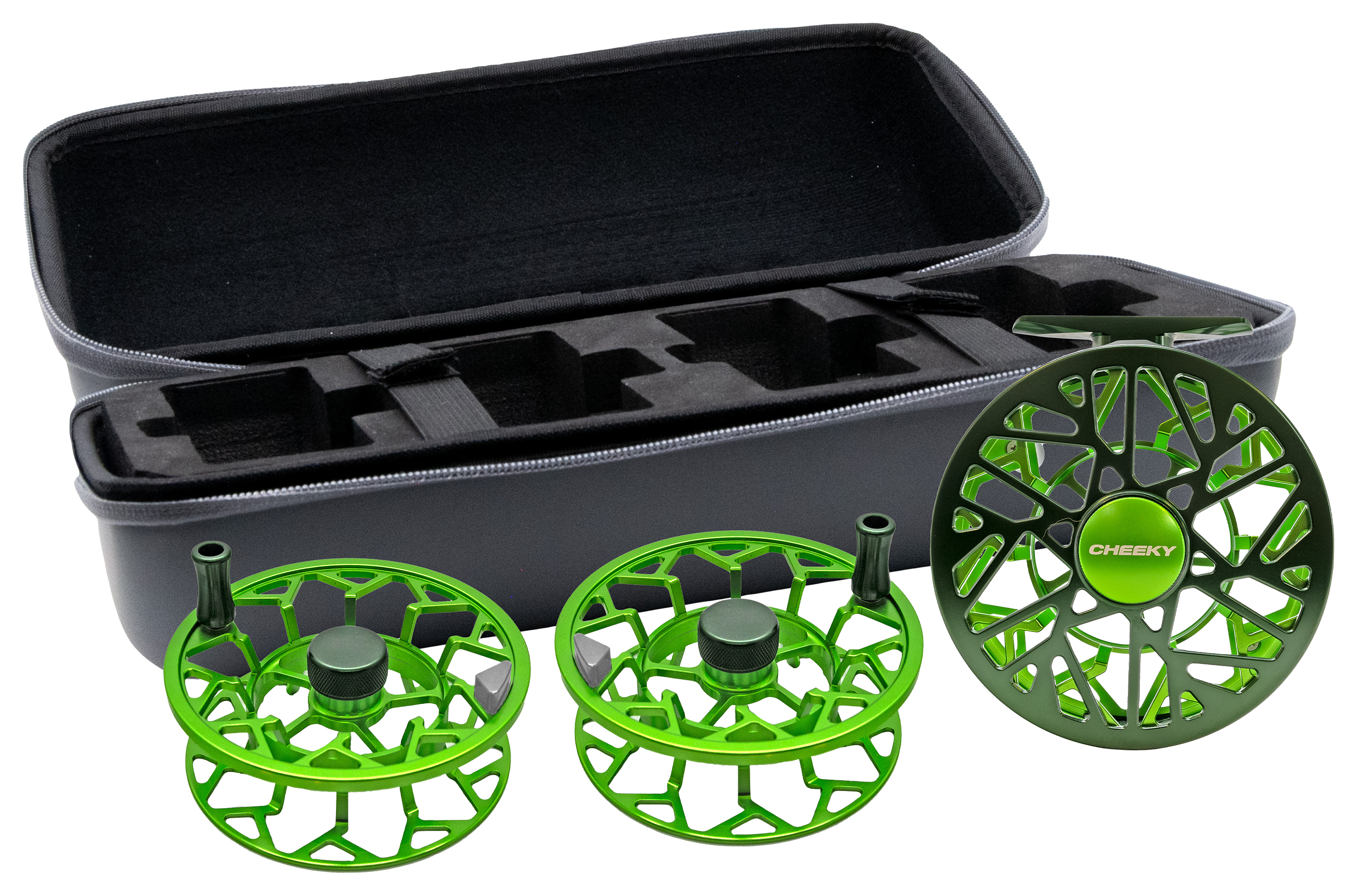 Image of Cheeky Burst Triple Play Fly Reel and Spool Bundle - 7/8/9