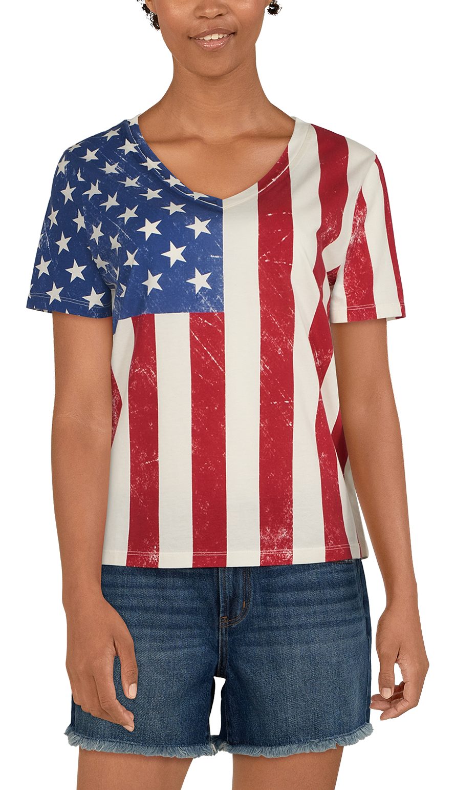 NATURAL REFLECTIONS Vintage Flag Short-Sleeve T-Shirt