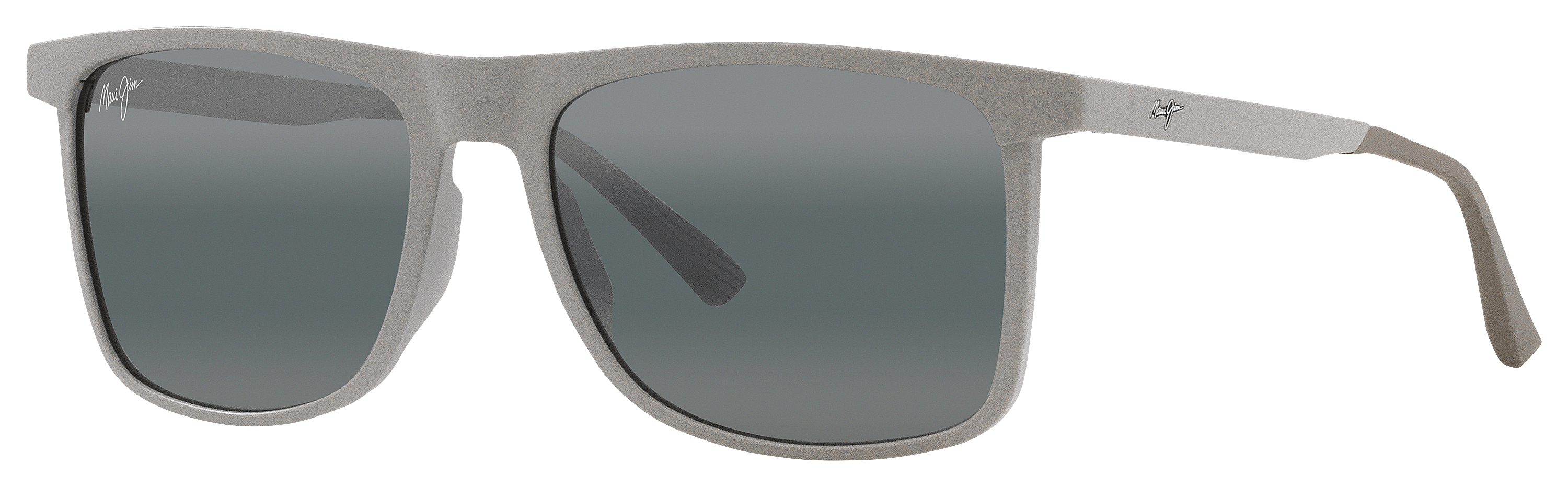 Image of Maui Jim Makamae Glass Polarized Sunglasses - Matte Gray/Neutral Gray - Medium