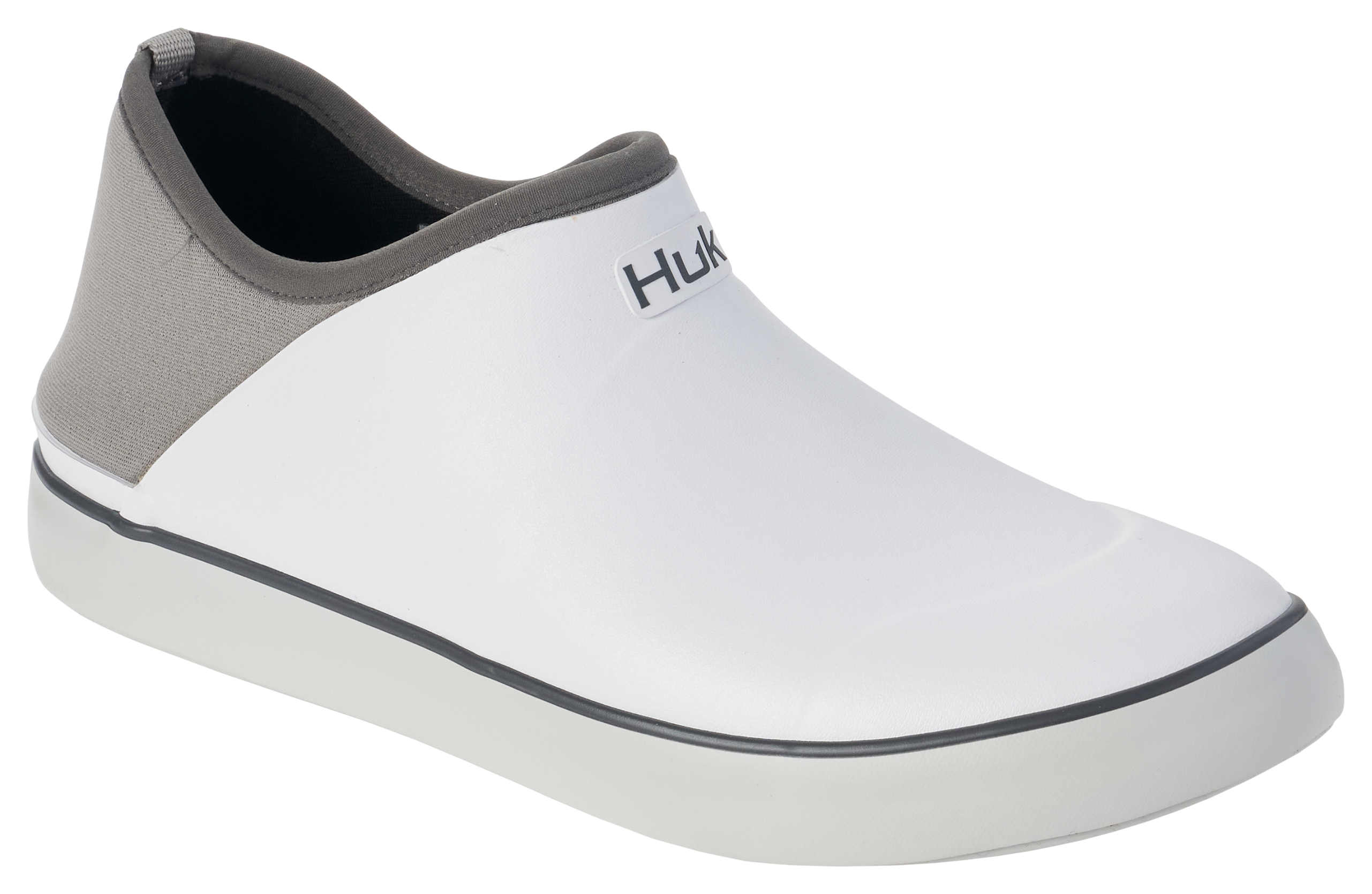 Image of Huk Rogue Wave Waterproof Slip-On Fishing Shoes for Men - White - 10M