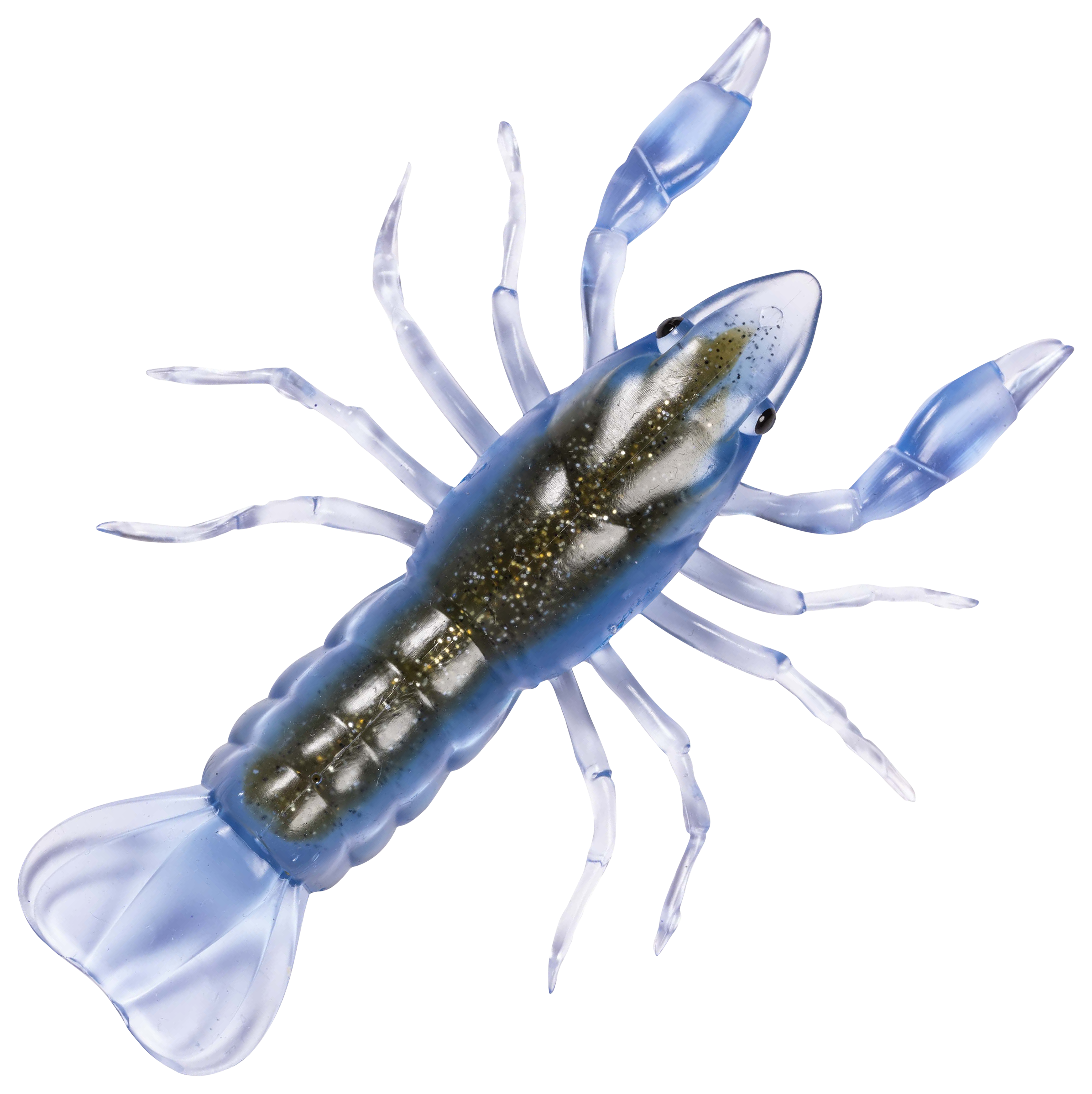 Image of "LIVETARGET Crawfish - Black/Green - 3.8"""
