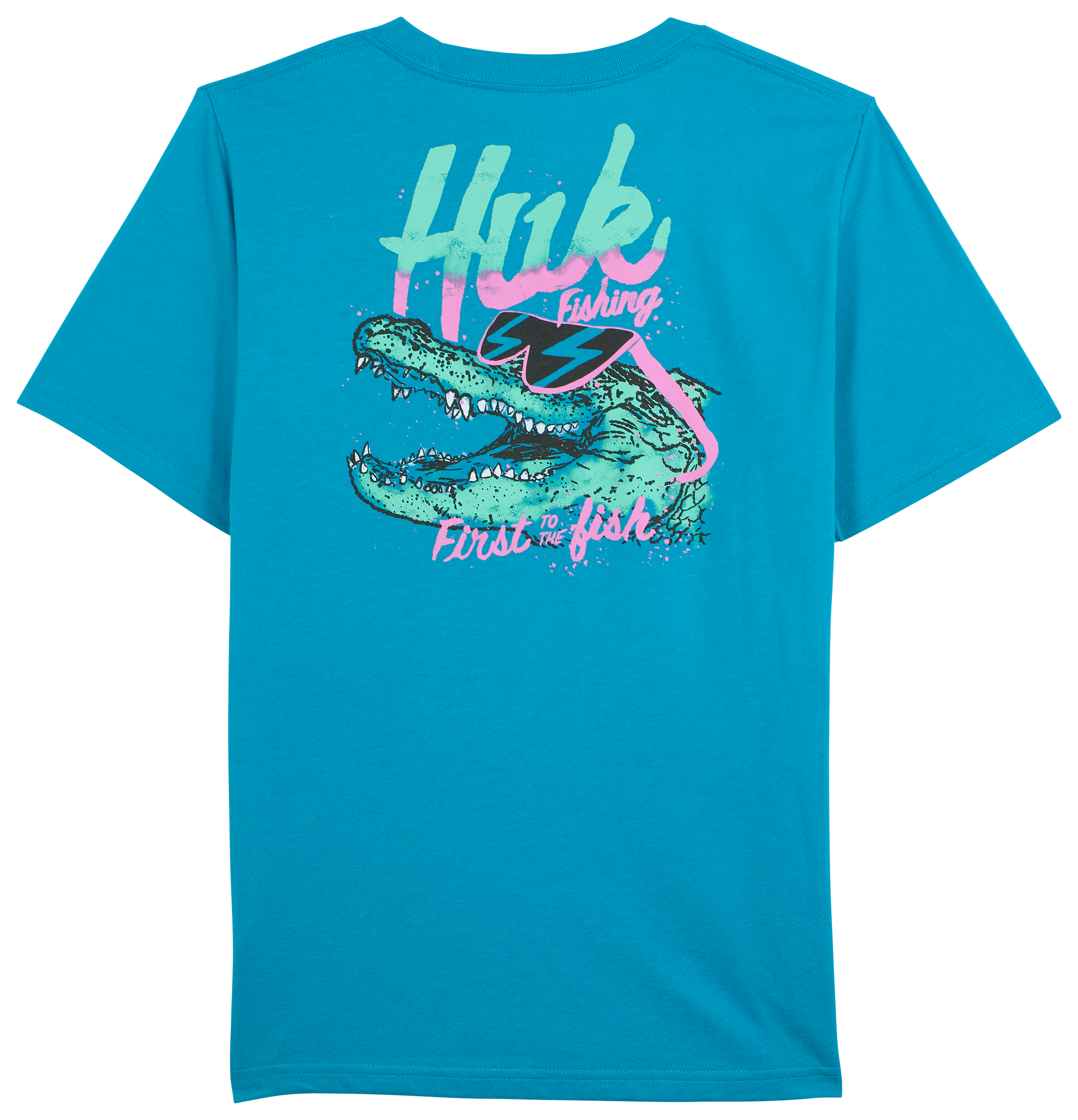 Image of Huk Rad Series Short-Sleeve T-Shirt for Kids - Algiers Blue - M