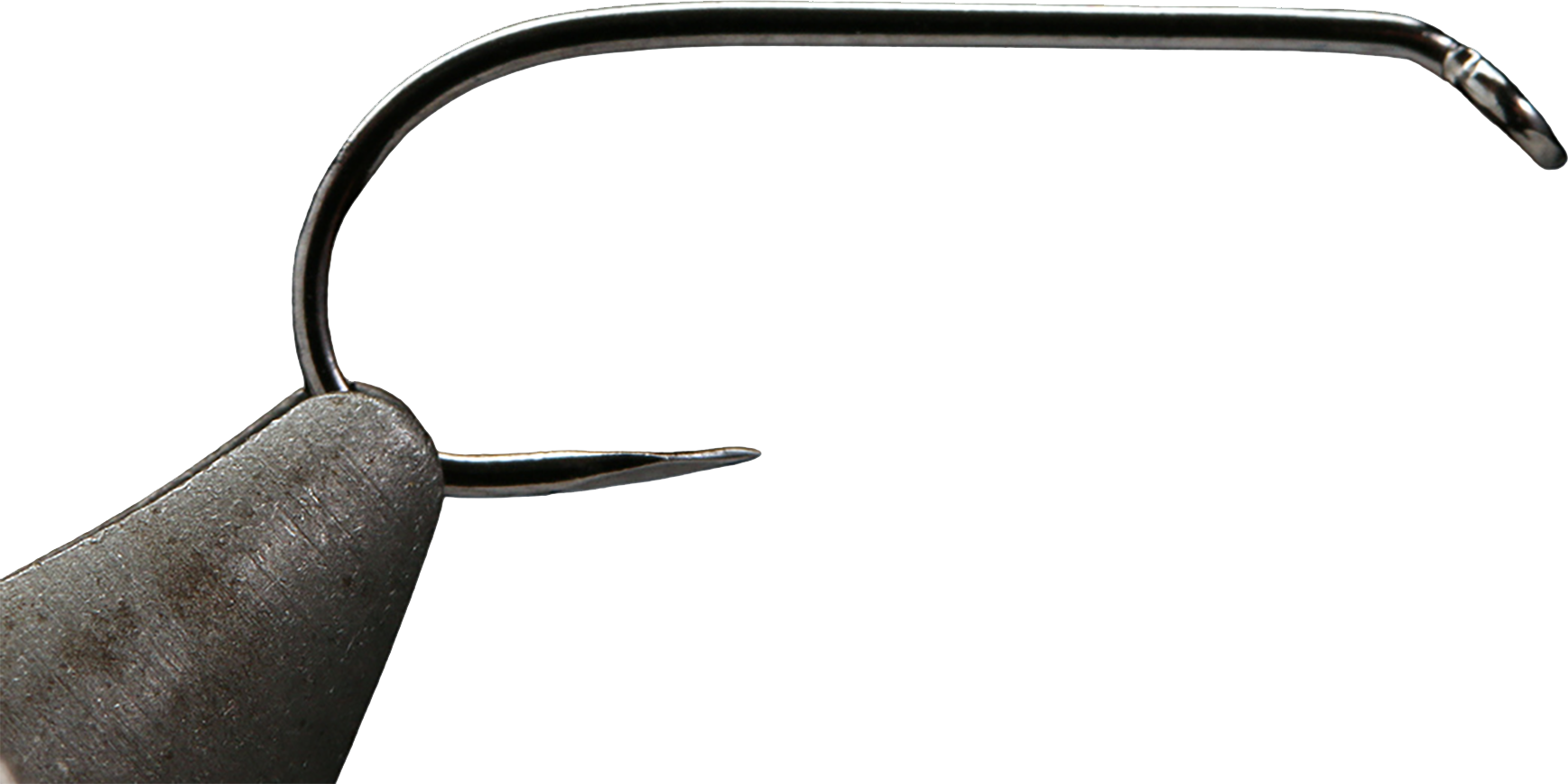 Image of Kona Barbless Standard Nymph Fly Hook - Black Nickel - 12