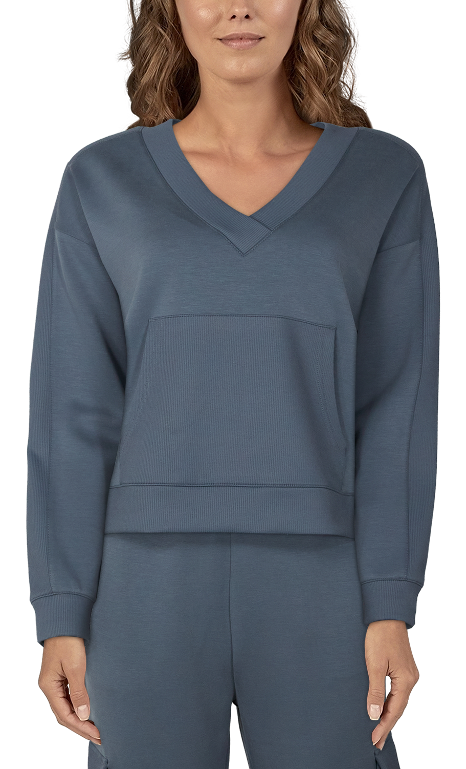 NATURAL REFLECTIONS Soft Haven V-Neck Pullover for Ladies