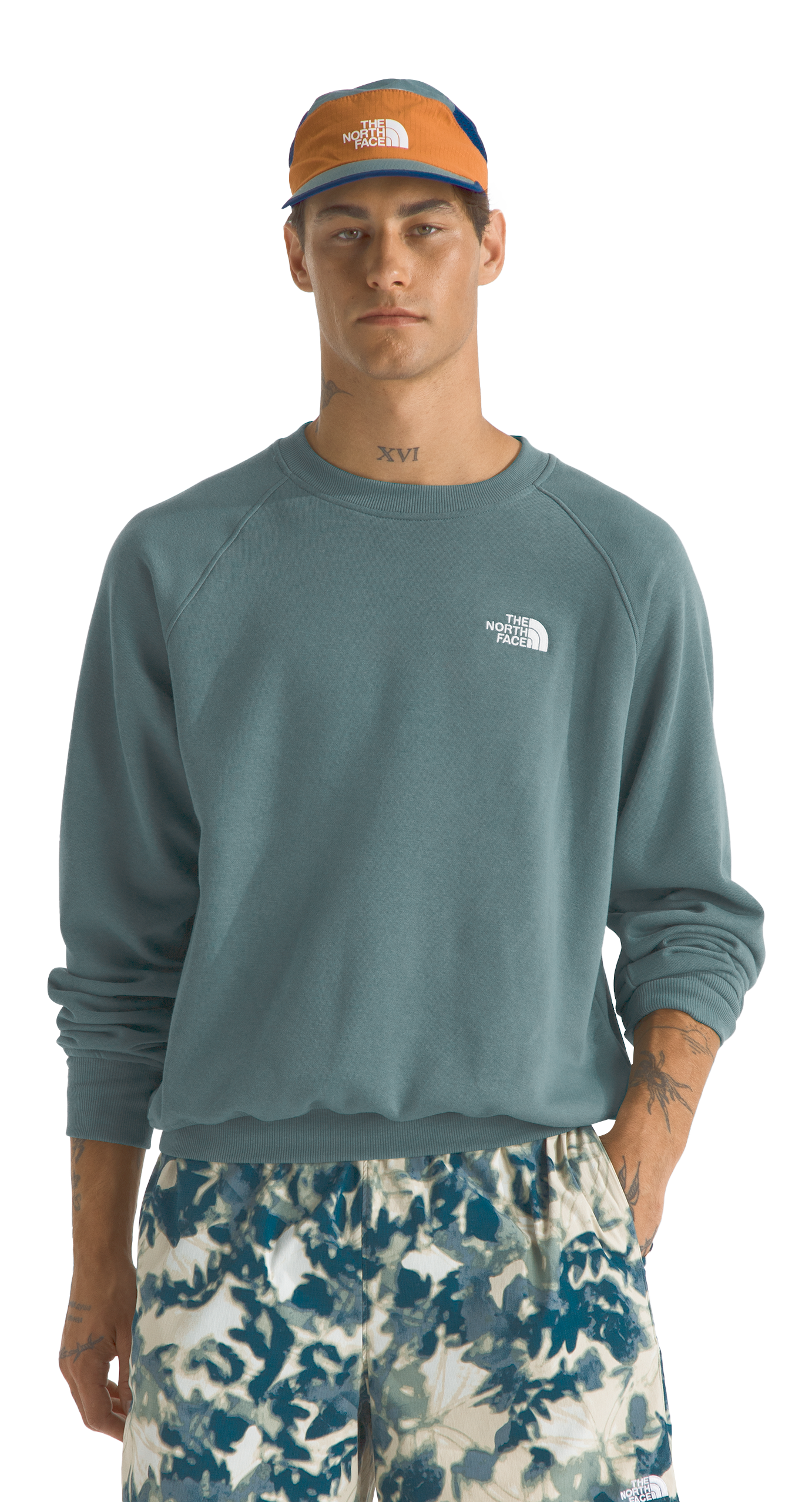 THE NORTH FACE Evolution Vintage Crew-Neck Long-Sleeve Sweatshirt for Men