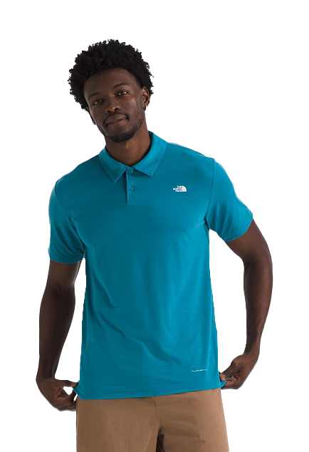 Image of The North Face Adventure Short-Sleeve Polo for Men - Digital Steel - 2XL