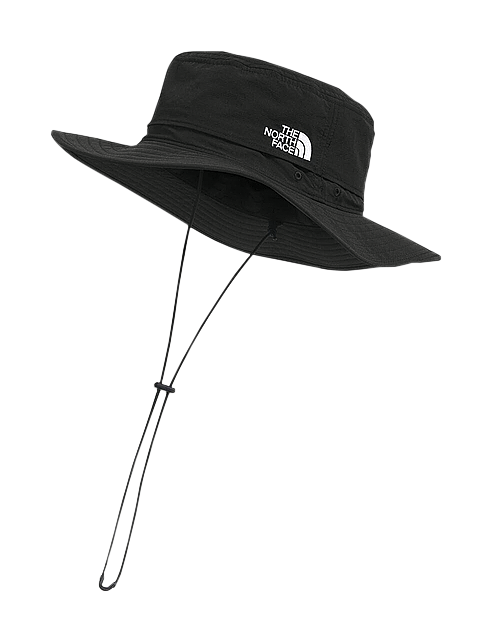 Image of The North Face Horizon Breeze Brimmer Hat with FlashDry-Pro Sweatband - TNF Black/TNF White - S/M