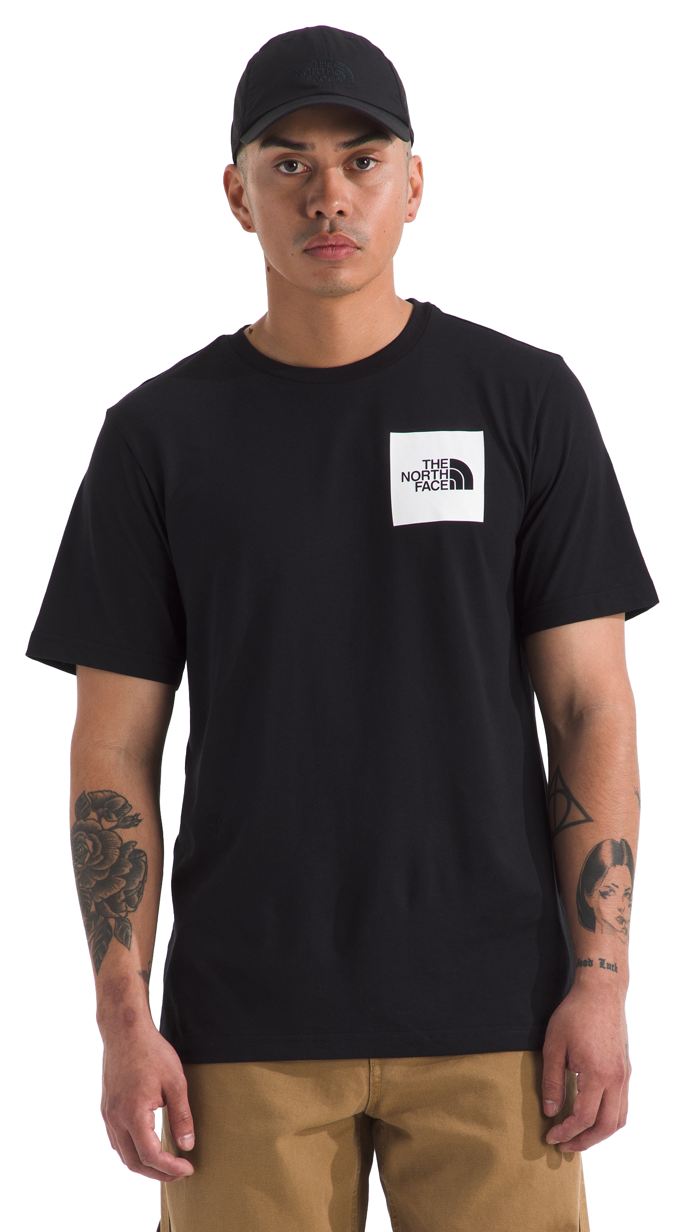 Image of The North Face Fine Short-Sleeve T-Shirt for Men - TNF Black - 2XL