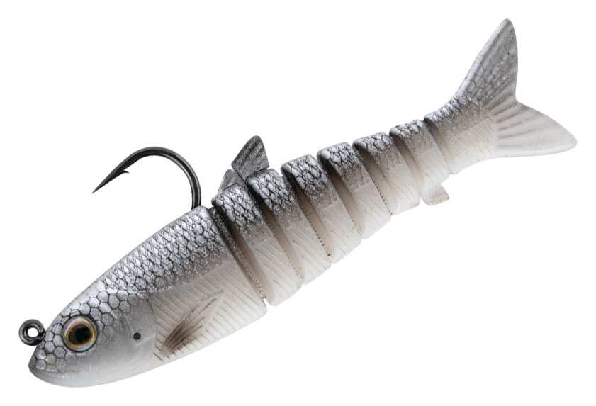 Vudu Rigged Hot Mullet - Silver Streak - 4-1/2